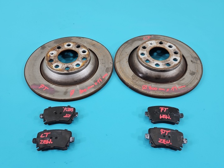 Disques de frein arrière plaquettes Audi A6 C6