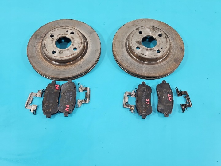 Disques de frein avant plaquettes Mazda 2 II DE 1.4 CiTD