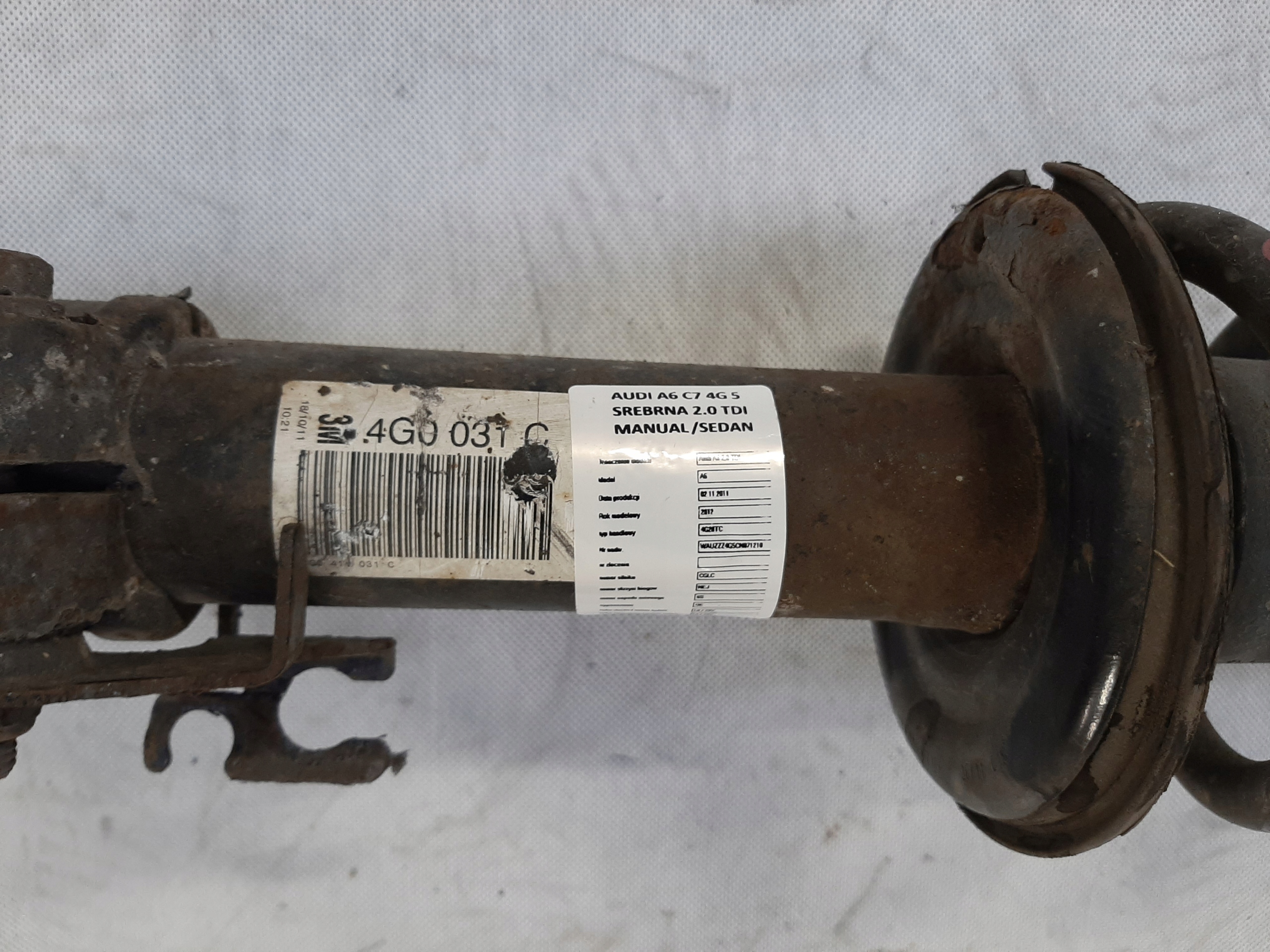 AUDI A6 C7 11-14 SHOCK ABSORBER LEFT FRONT 8K0413037L