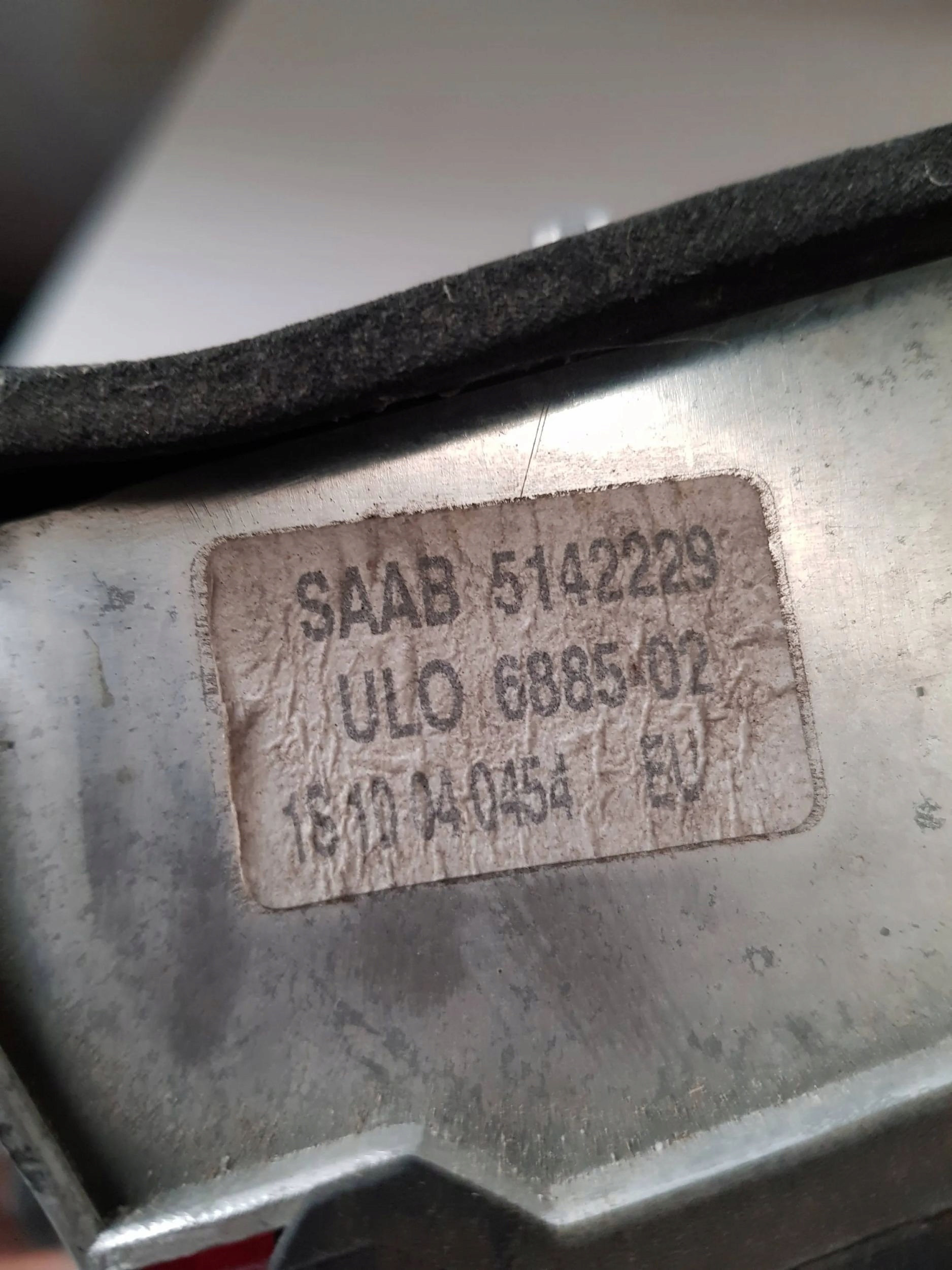 Saab 9-5 2003 Achterlicht hoek (parkeerlicht) image 3