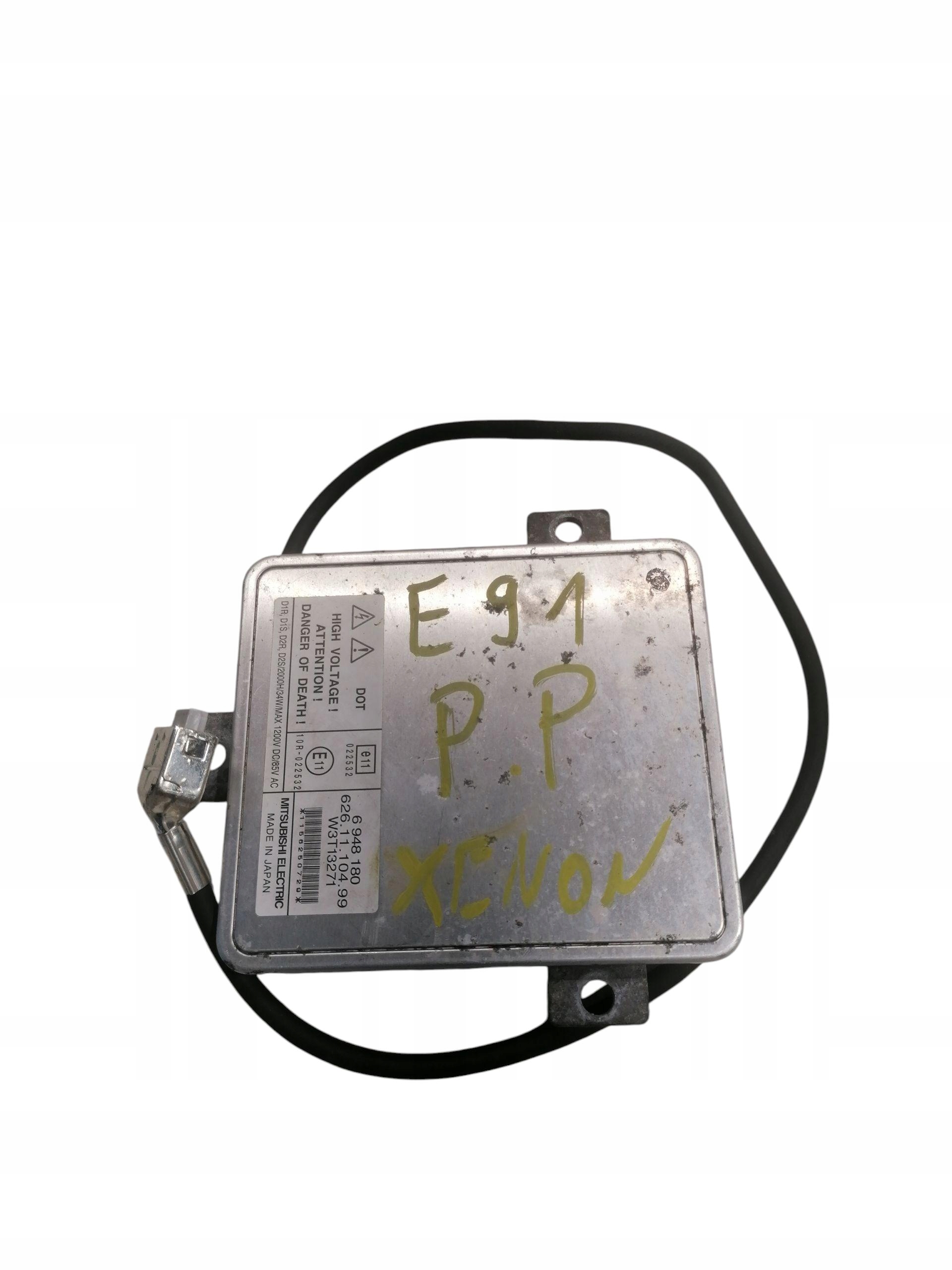 Xenon-omvormer rechtsvoor BMW E91 6948180 W3T13271 image 2
