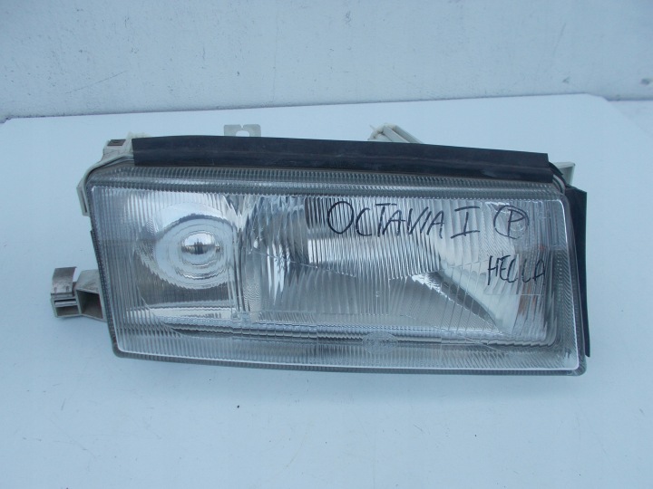 Headlight Lamp Front Skoda Octavia I 1 Right Hella No Lens Europe
