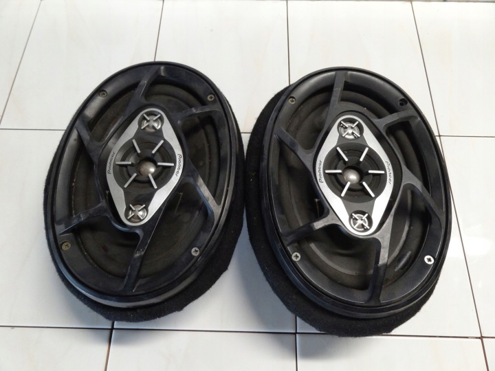 Colunas Pioneer Triaxiais 6x9 TS-6996 340W 80W Par