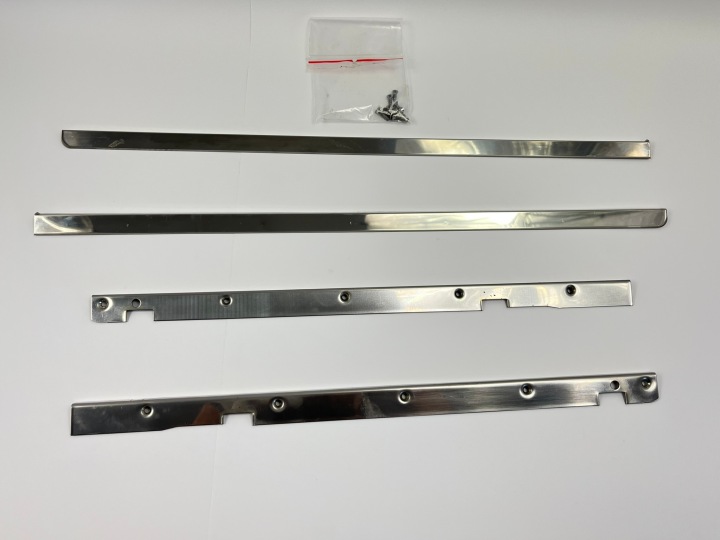 Chrome Slide Guides Sunroof Mercedes W124 Sedan Wagon