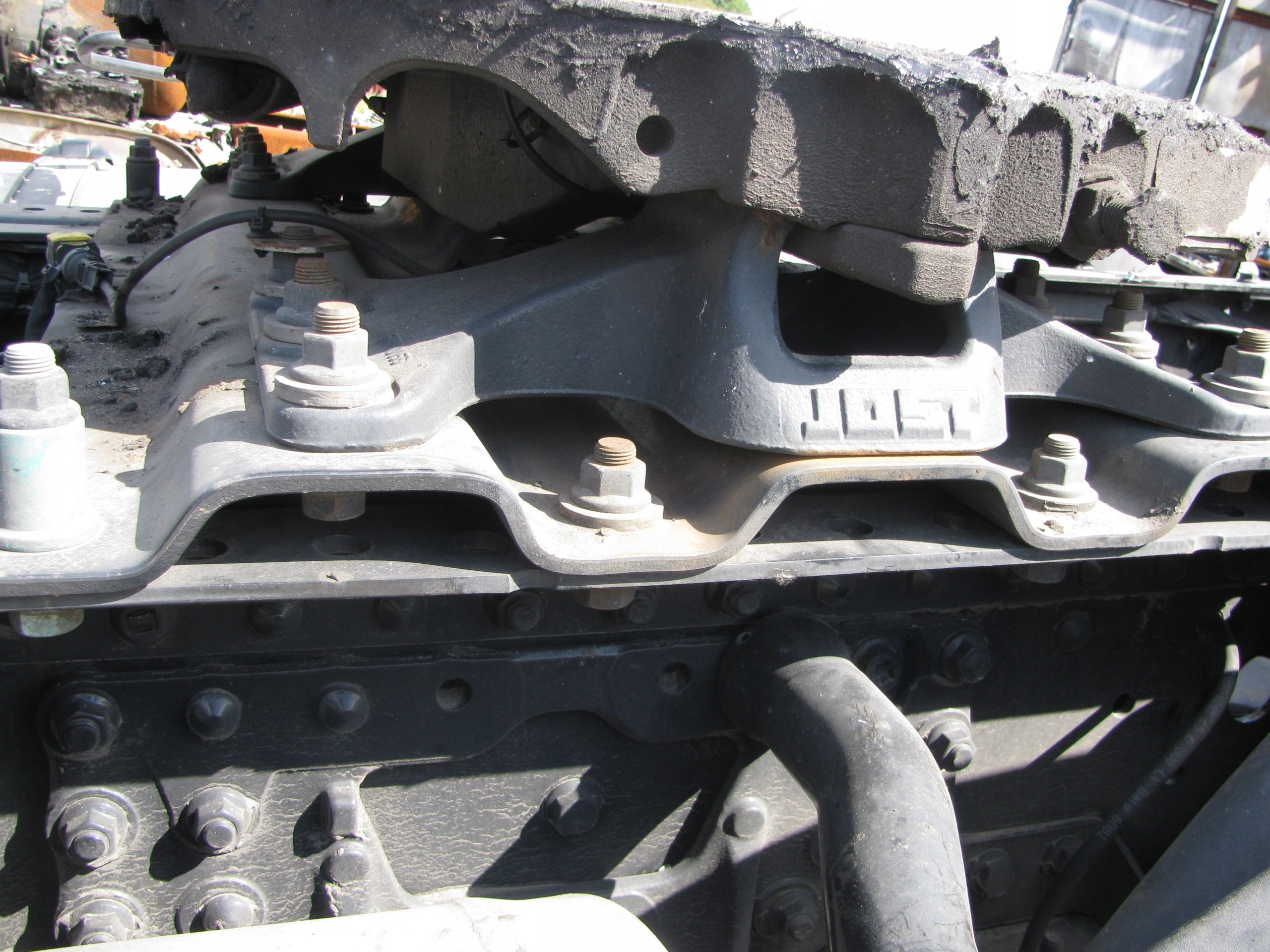 MAN TGX TGS TGA plaat onder de zadelhoogte 4 cm