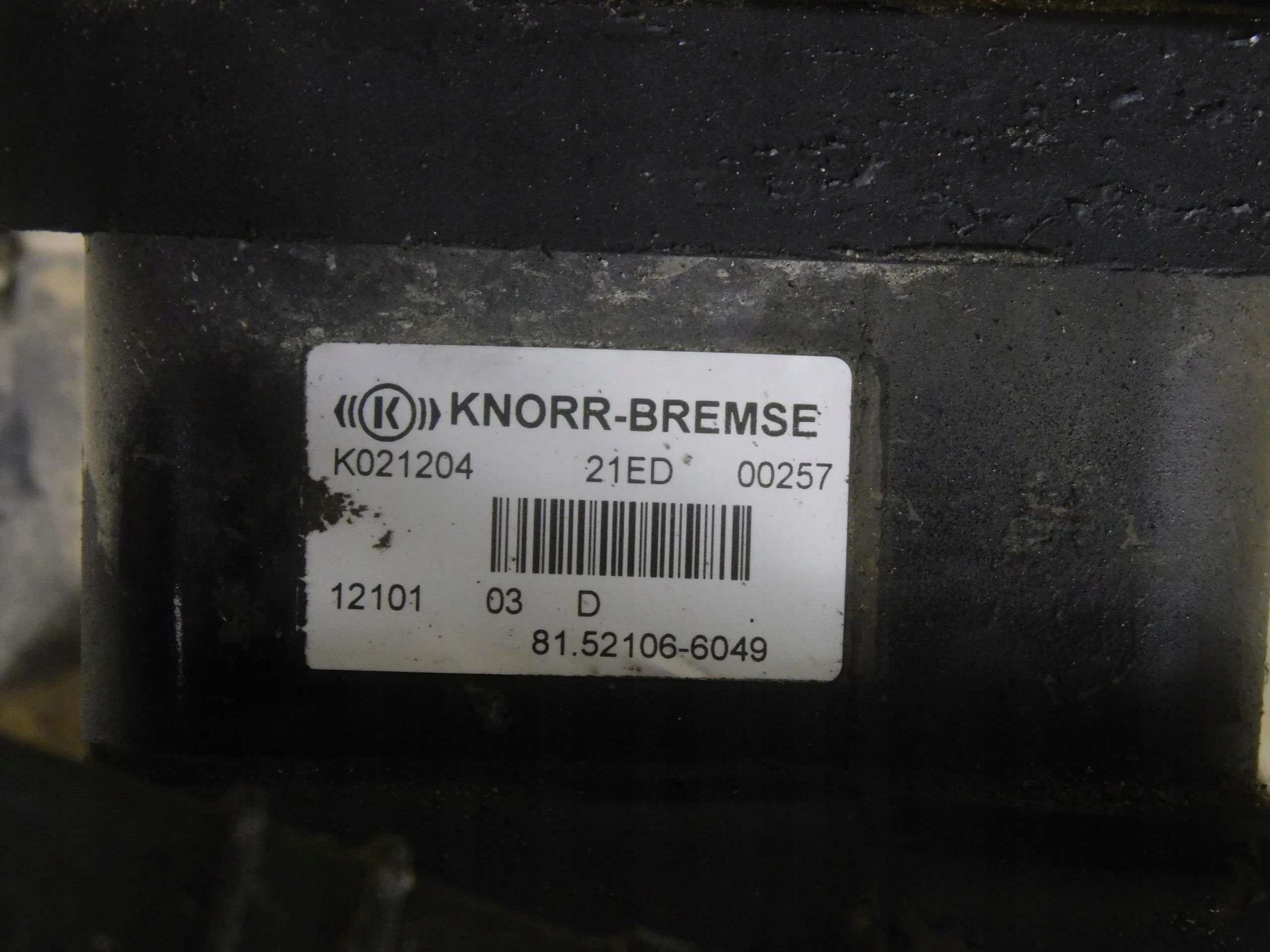 Válvula EBS Knorr-Bremse MAN TGA TGX 81.52106-6049 image 3
