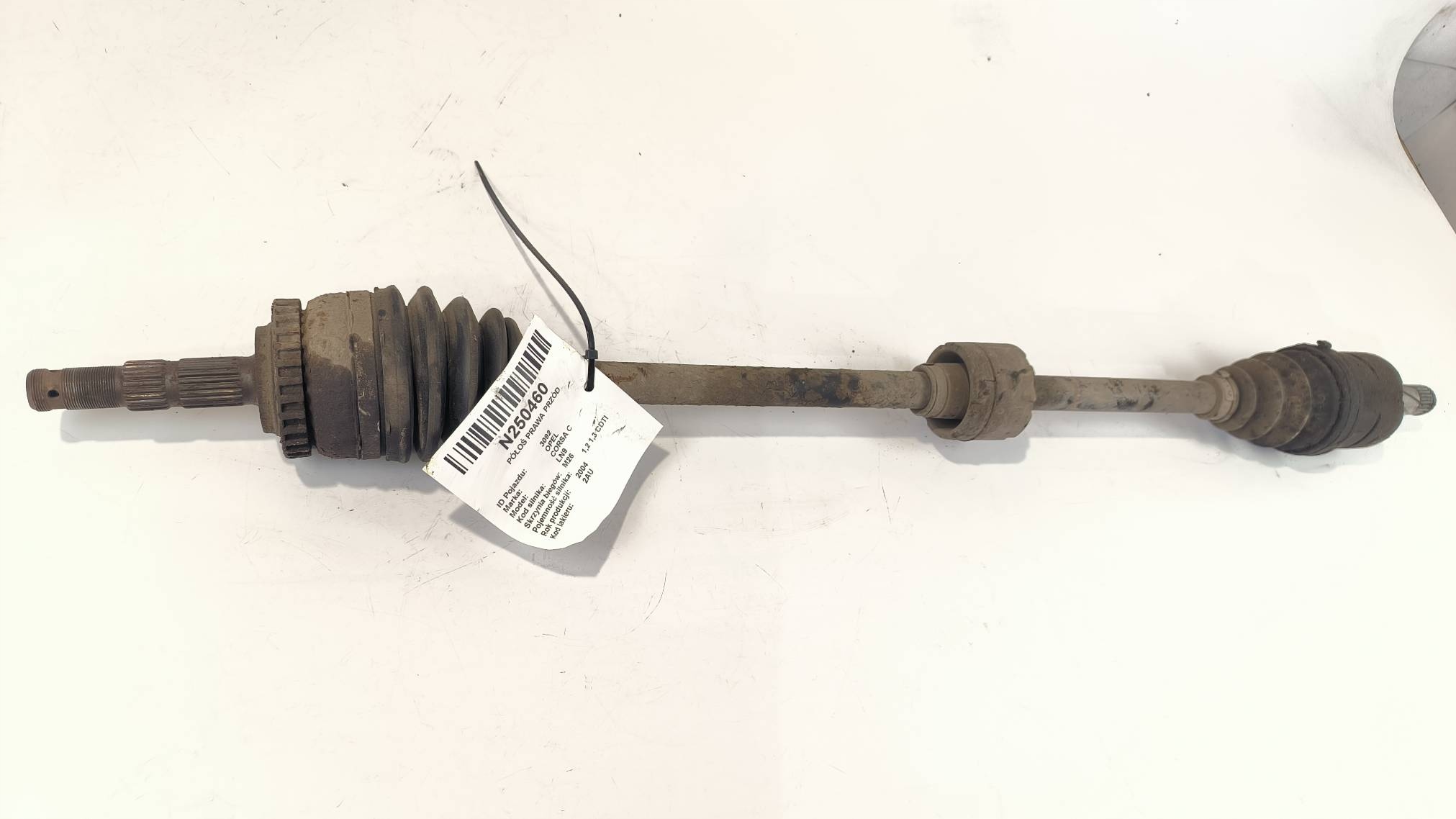 Demi-arbre gauche Opel Corsa C occasion image 2