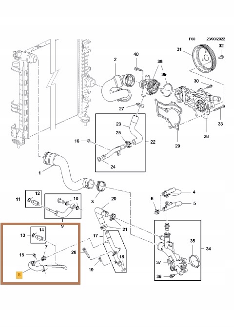 Opel OE 55567067 Turbo-smeerleiding - Gebruikt image 2
