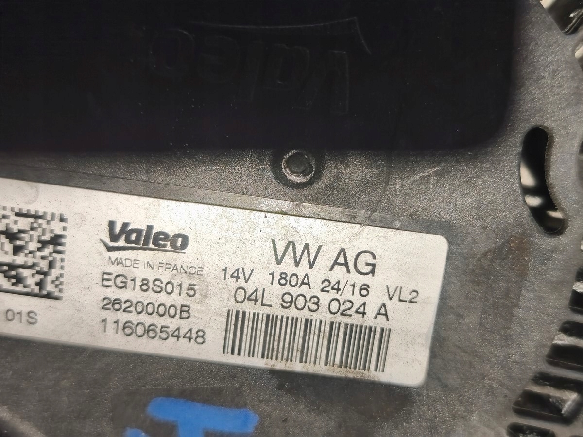 AUDI A4 A5 2.0 TDI dynamo 04L903024A image 6