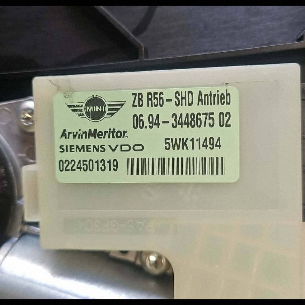 Mini Cooper R55 Schiebedach OEM 998737740 Komplett image 4