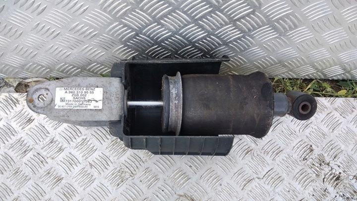 A9603109555 MERCEDES-BENZ Mola de ar da cabine, traseira direita