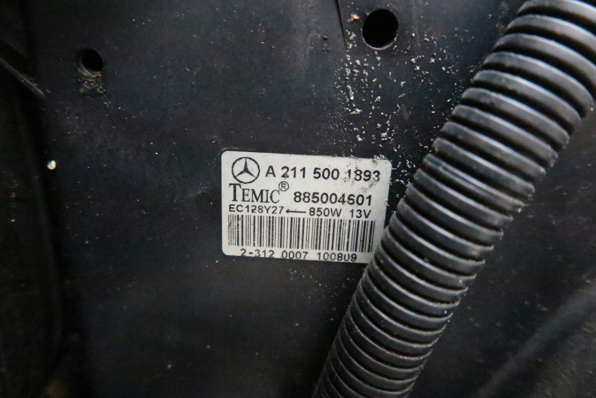Etupalkki vahvike jäähdyttimelle Mercedes Benz W211 3.0 CDI image 7