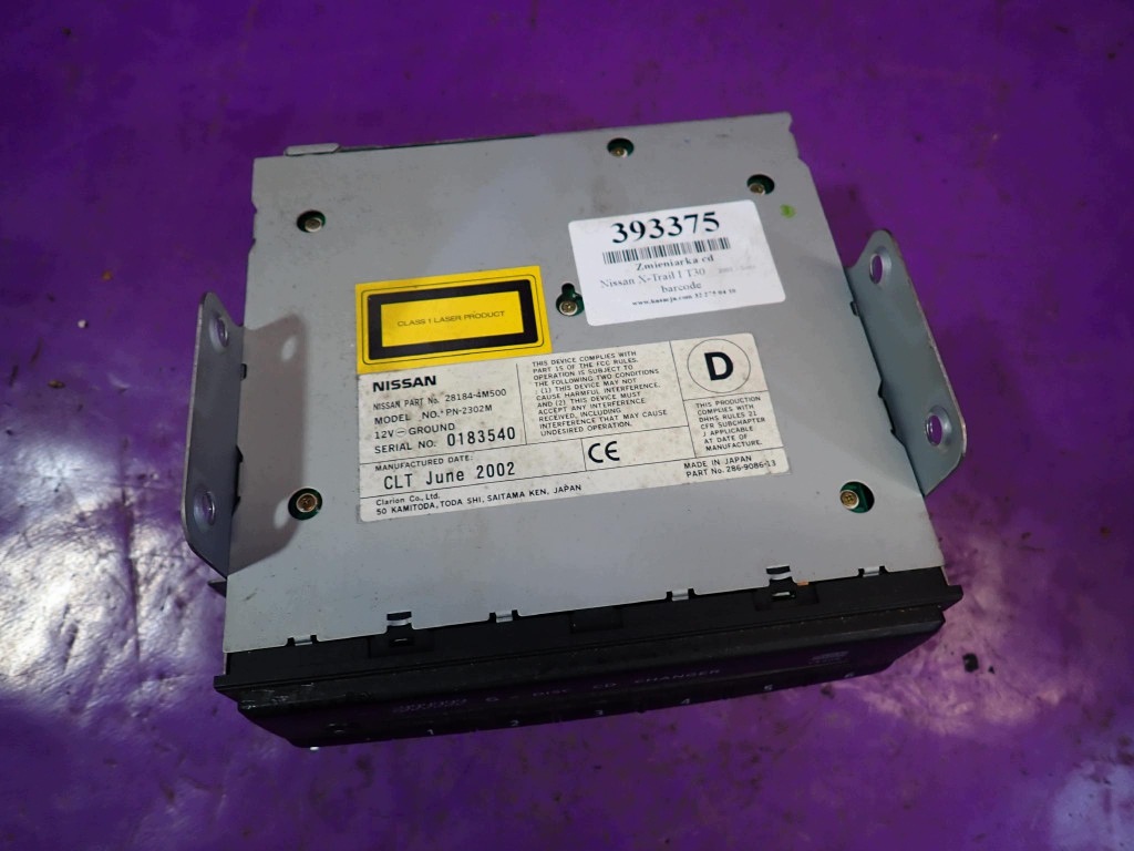 OEM 28184-4M500 6-CD-vaihtaja Nissan Patrol Y61:lle