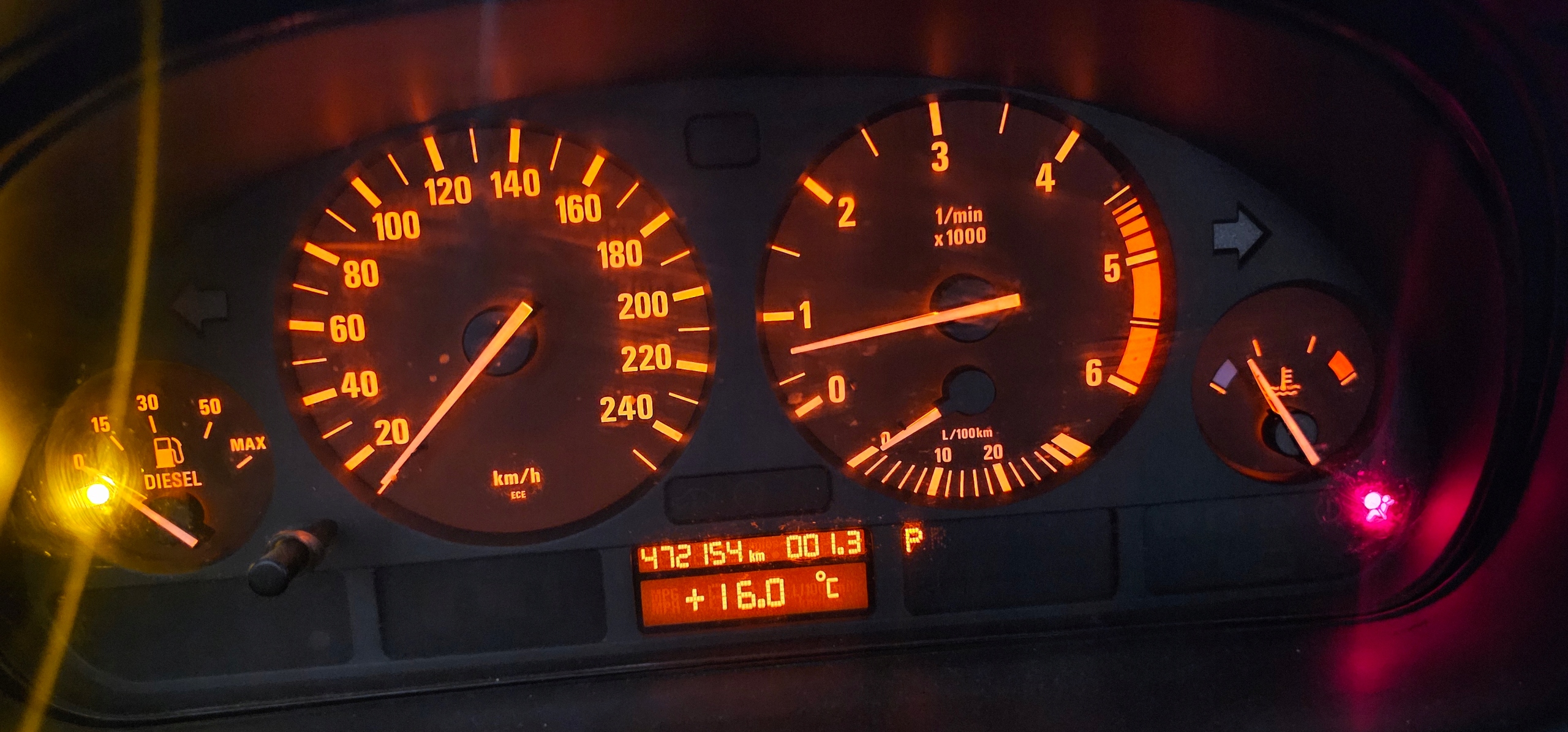 BMW 5-sarjan E39 1999 3,0 D mittari 6903800 EUROOPPA image 2