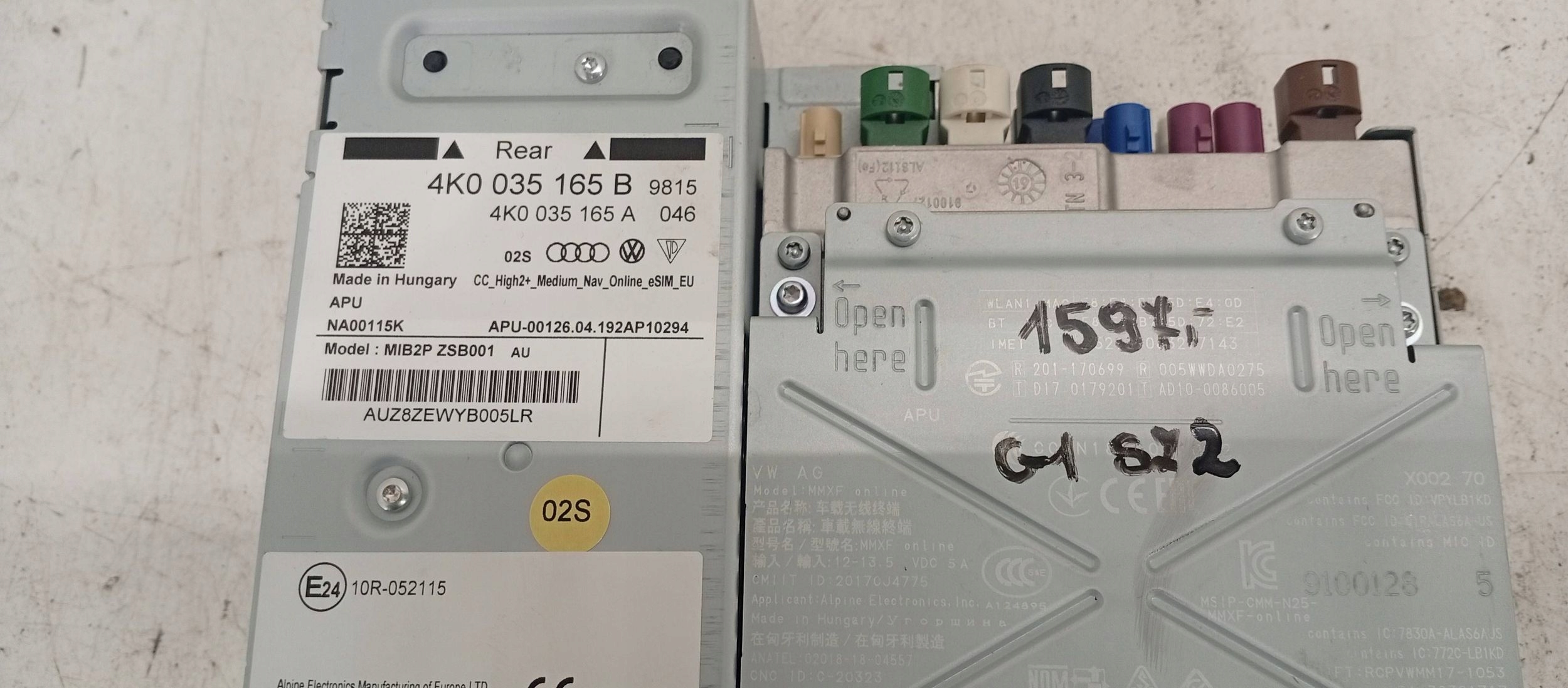 AUDI A6 S6 C8 2018- LECTOR NAVEGACION MULTIMEDIA MMI 4K0035165B image 4