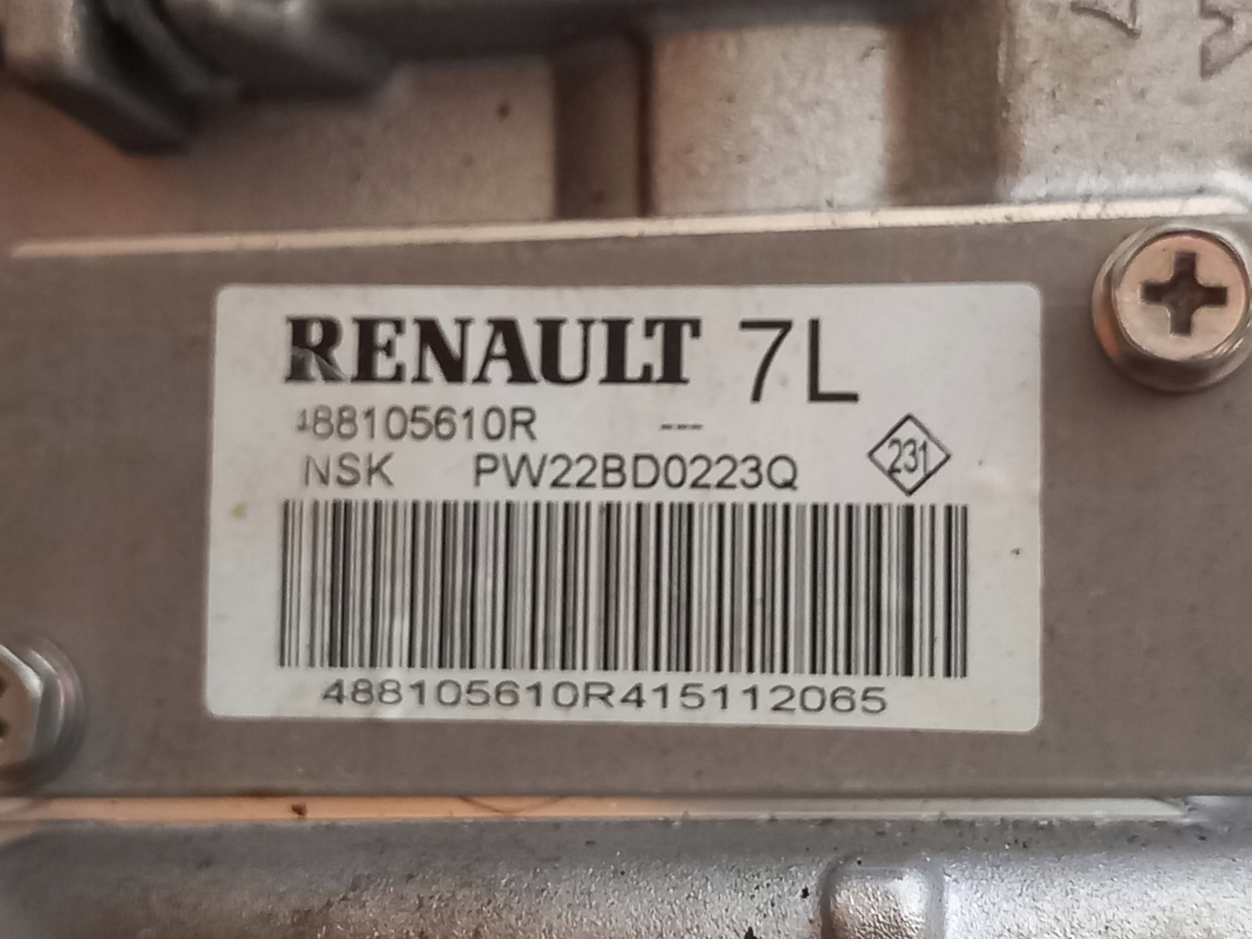 RENAULT MEGANE III ohjauspylväs 488105610R image 6