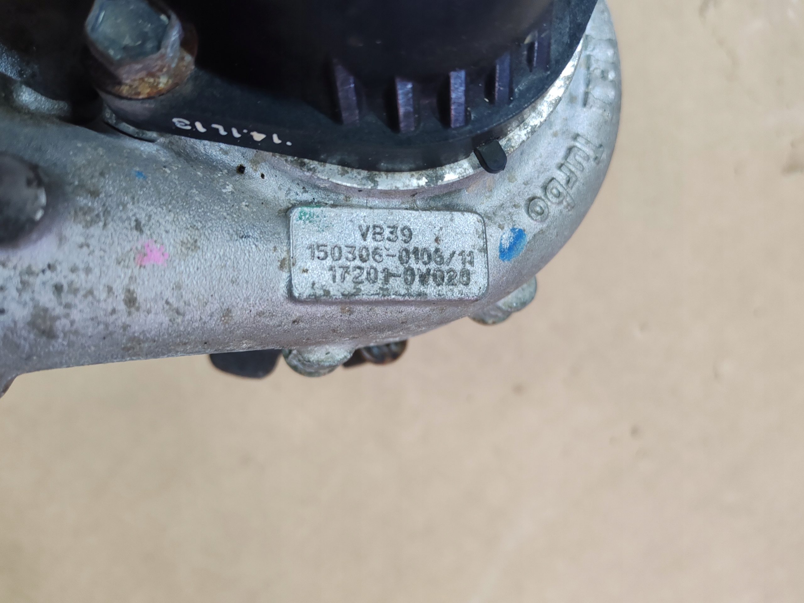 Turbina turbo 17201-0v020 2.0 D4D Toyota RAV-4 IV 12-15 image 4