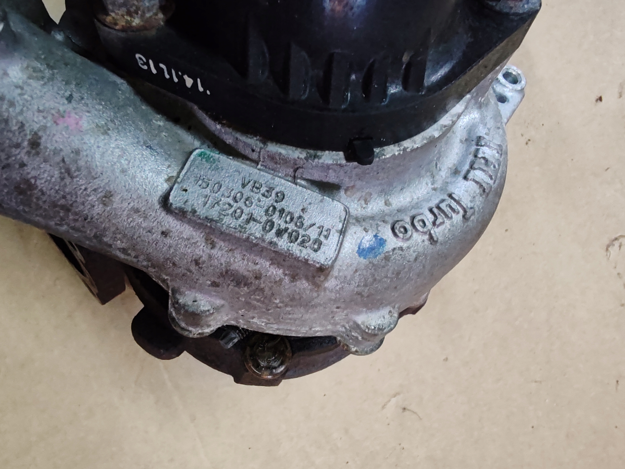 Turbina turbo 17201-0v020 2.0 D4D Toyota RAV-4 IV 12-15 image 5