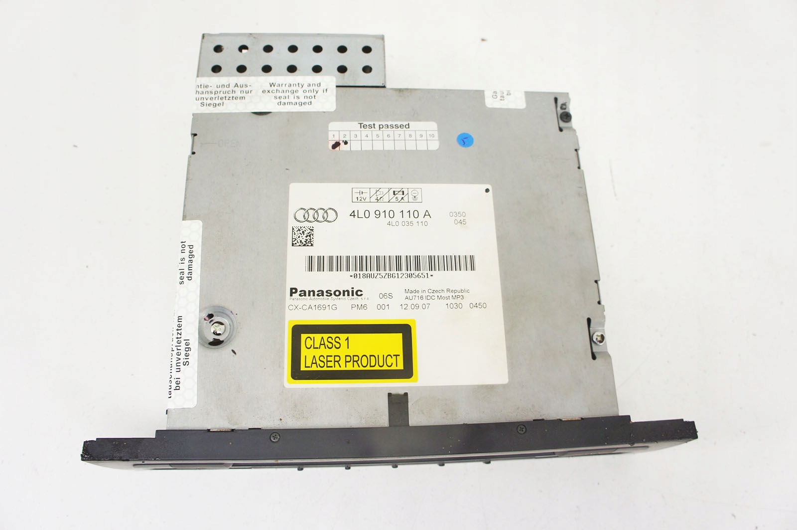 OEM 4L0910110A Changer CD pour Audi Q7 - Occasion image 3