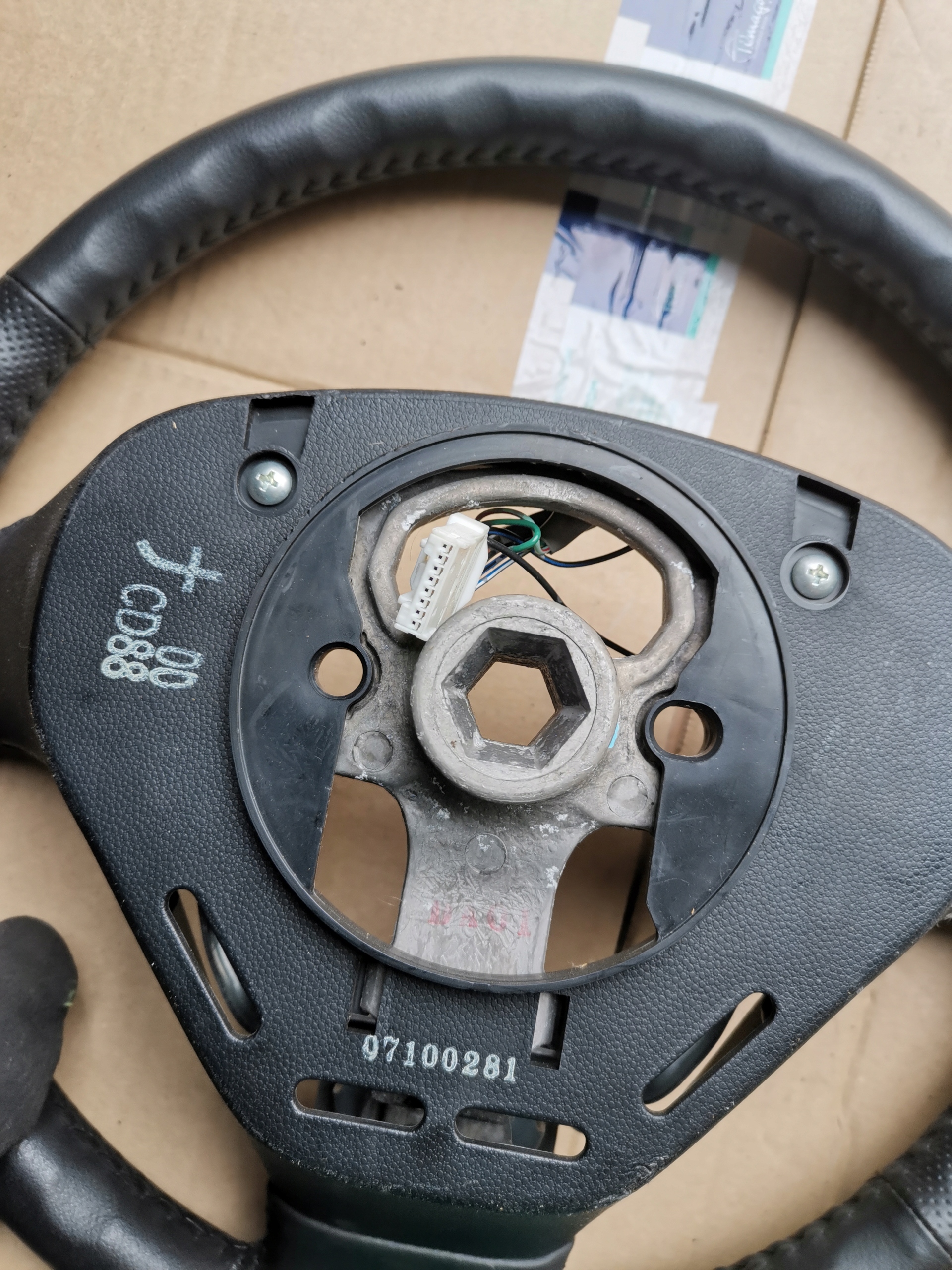 Mazda 5 I 2005-2010 stuur lederen leer SUPER STAAT Tarnów image 6