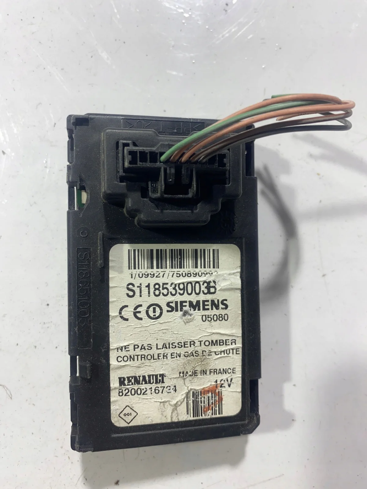 Lector de tarjetas Renault Scenic II S118539003B