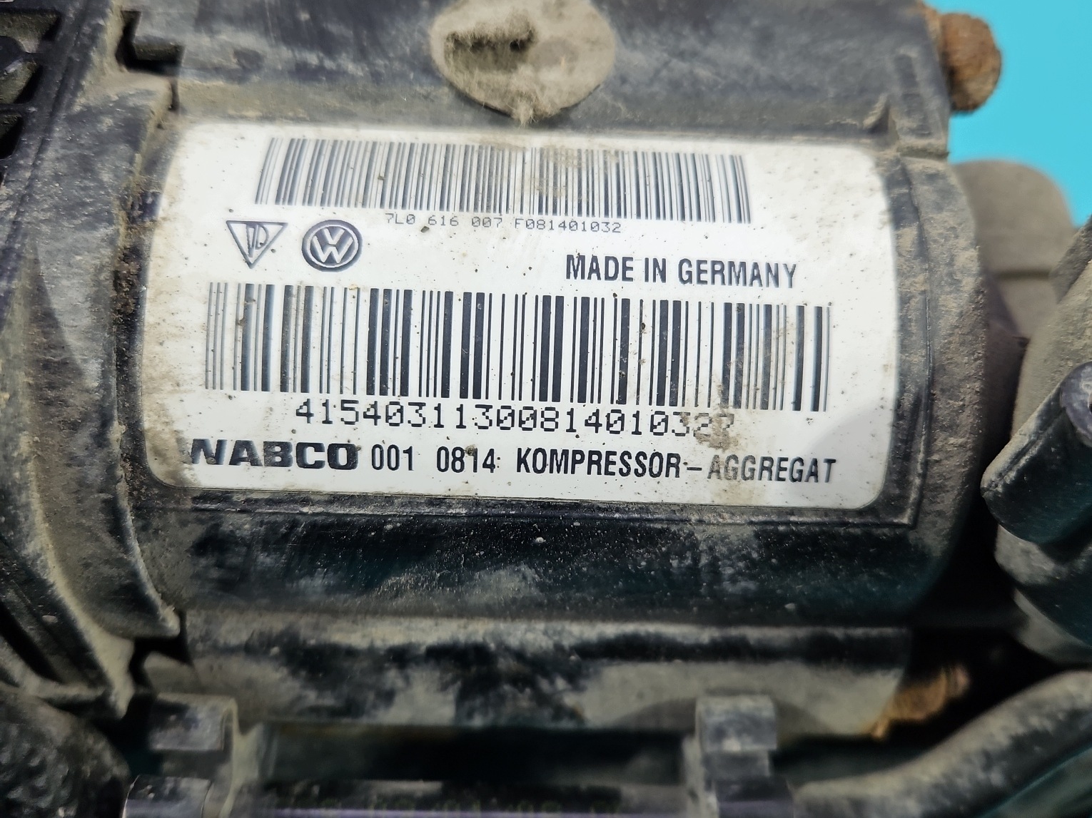 Compresseur suspension air Porsche OE 7L0616006F image 7
