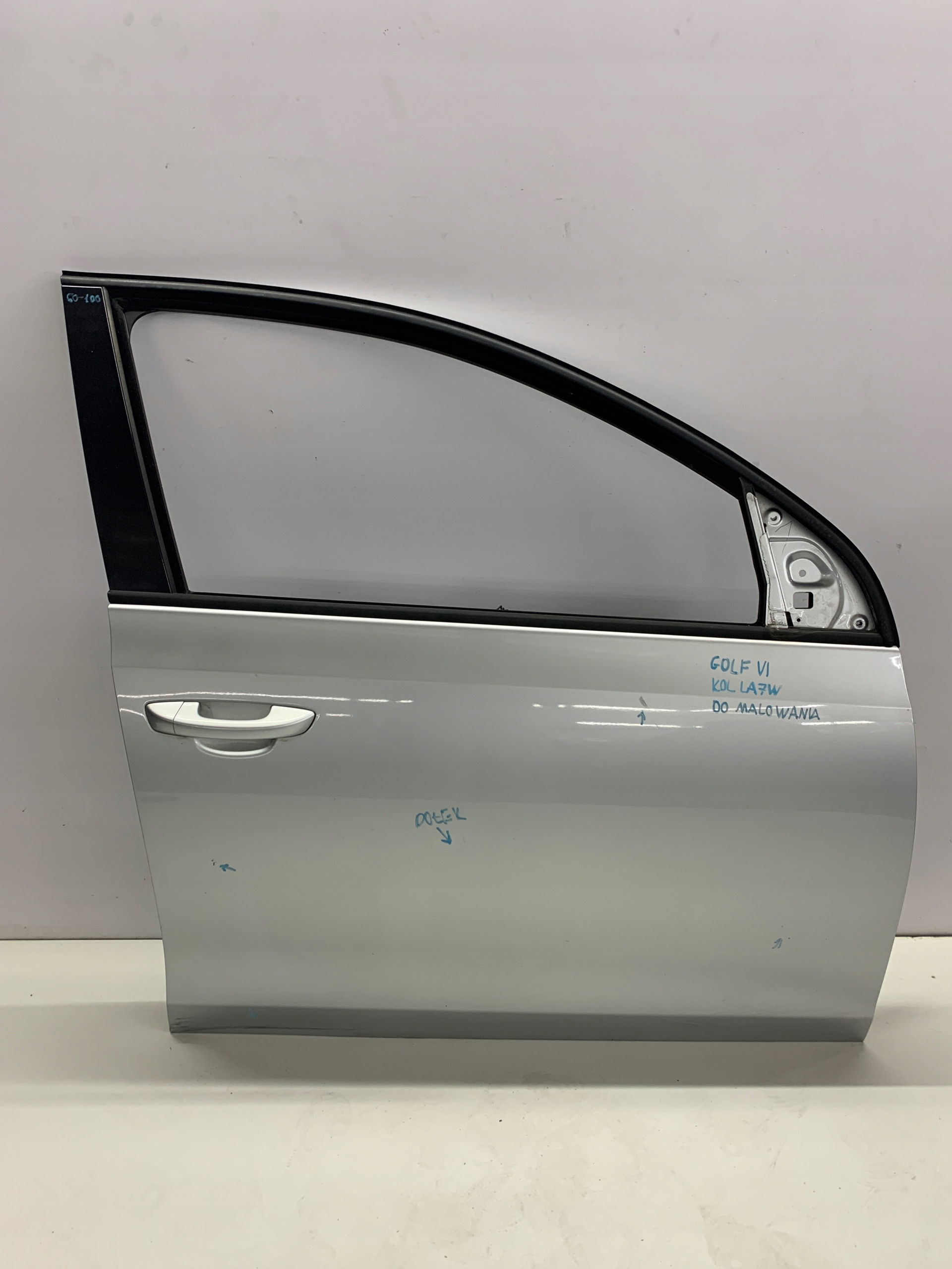 Höger framdörr VW Golf VI (2008-2013) färg LA7W 5D HB image 2