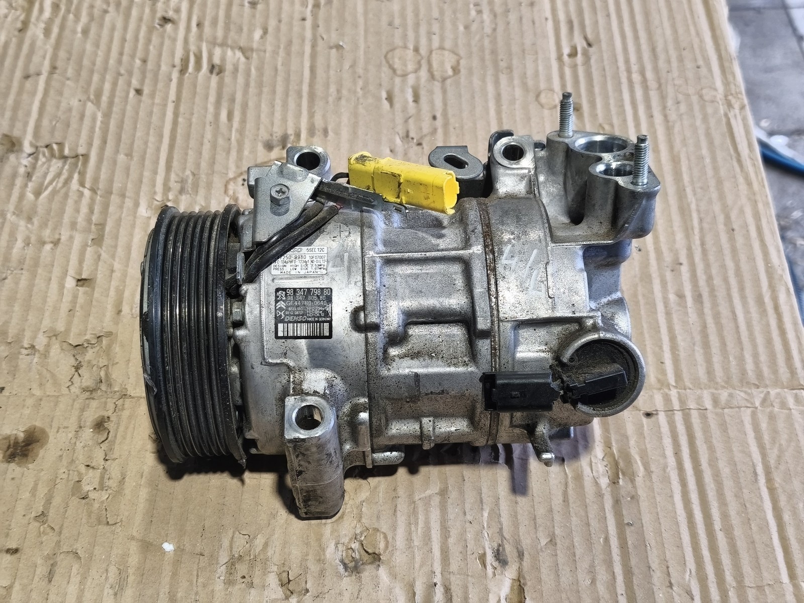 Compressor de ar condicionado Jeep Avenger 1.2 THP OEM 9850433280 image 7