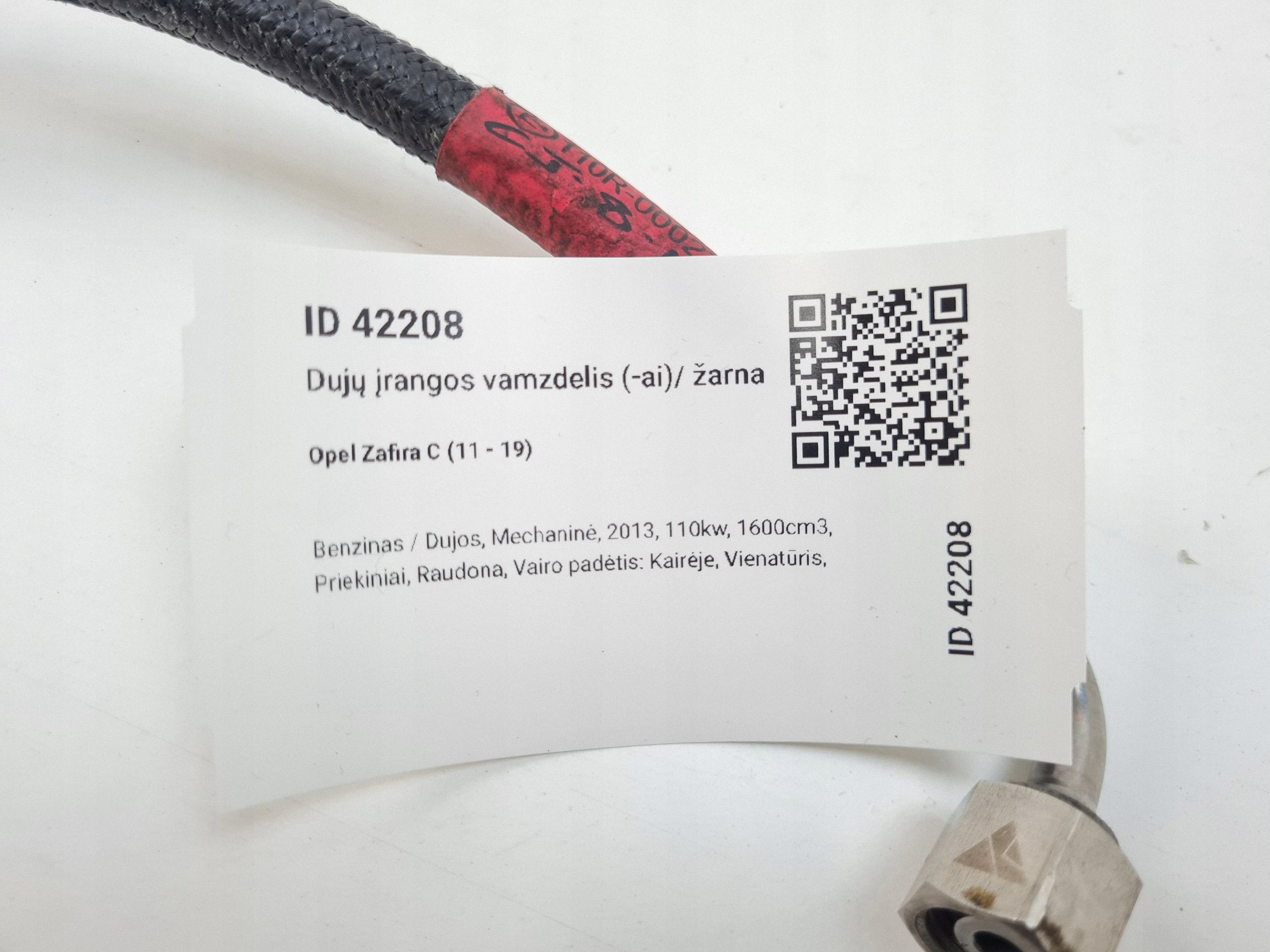 LPG-kaasuputki Opel Zafira C 2013 55564757 image 5