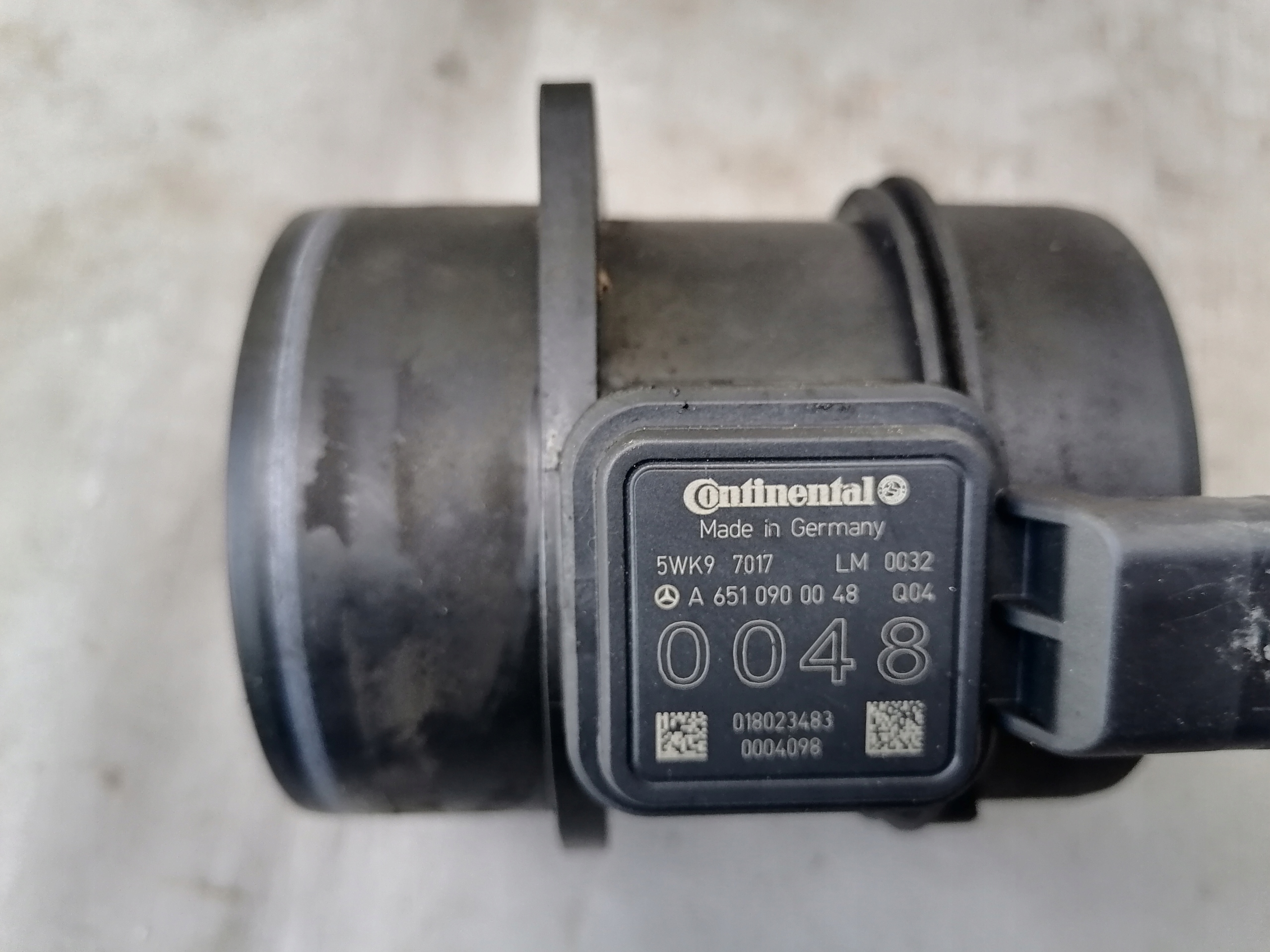 Luftmassenmesser MERCEDES-BENZ C (W204) 2.14L Diesel