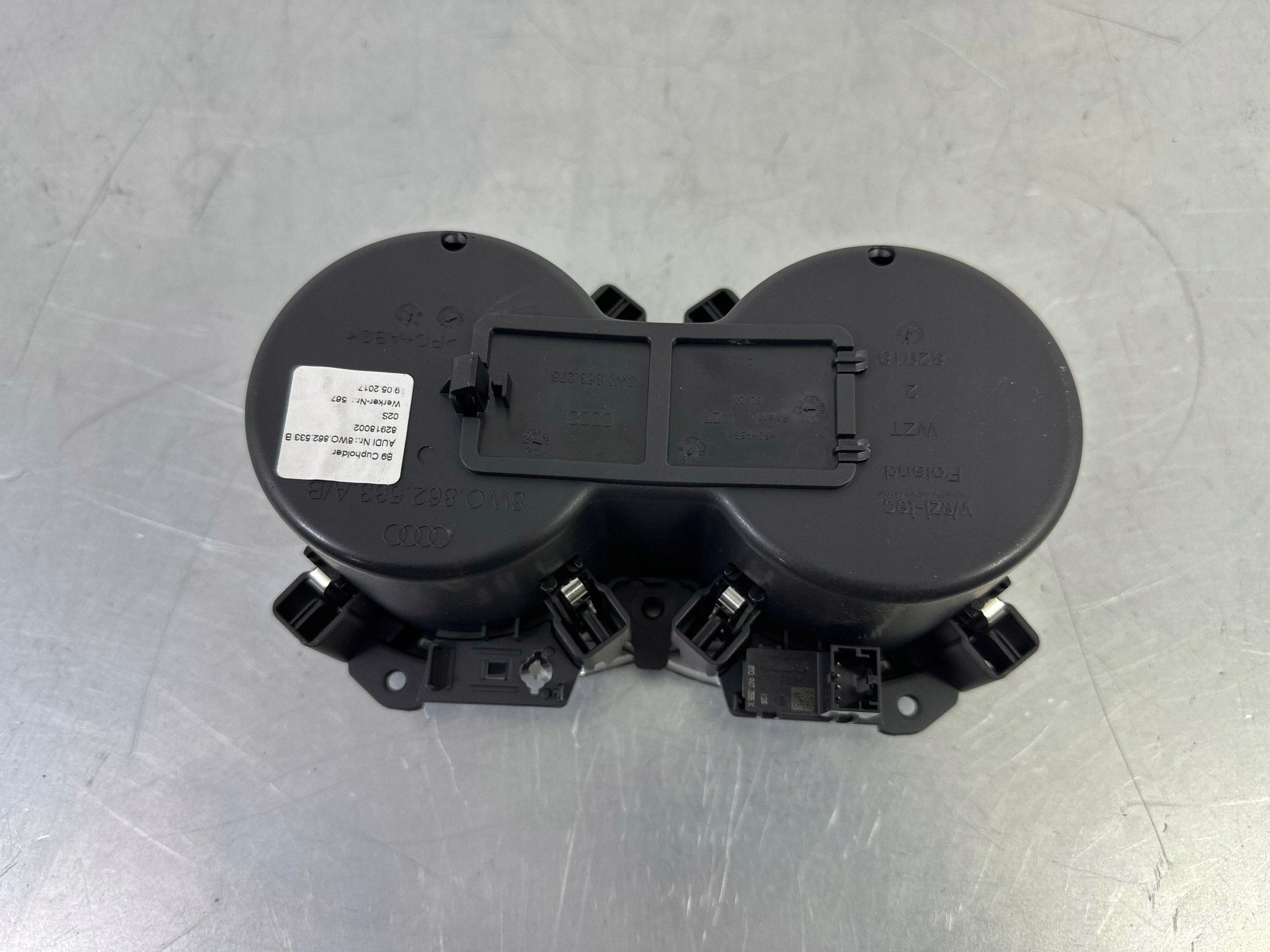Porte-gobelet Audi A4 B9 OEM 8W0862533A/B image 4