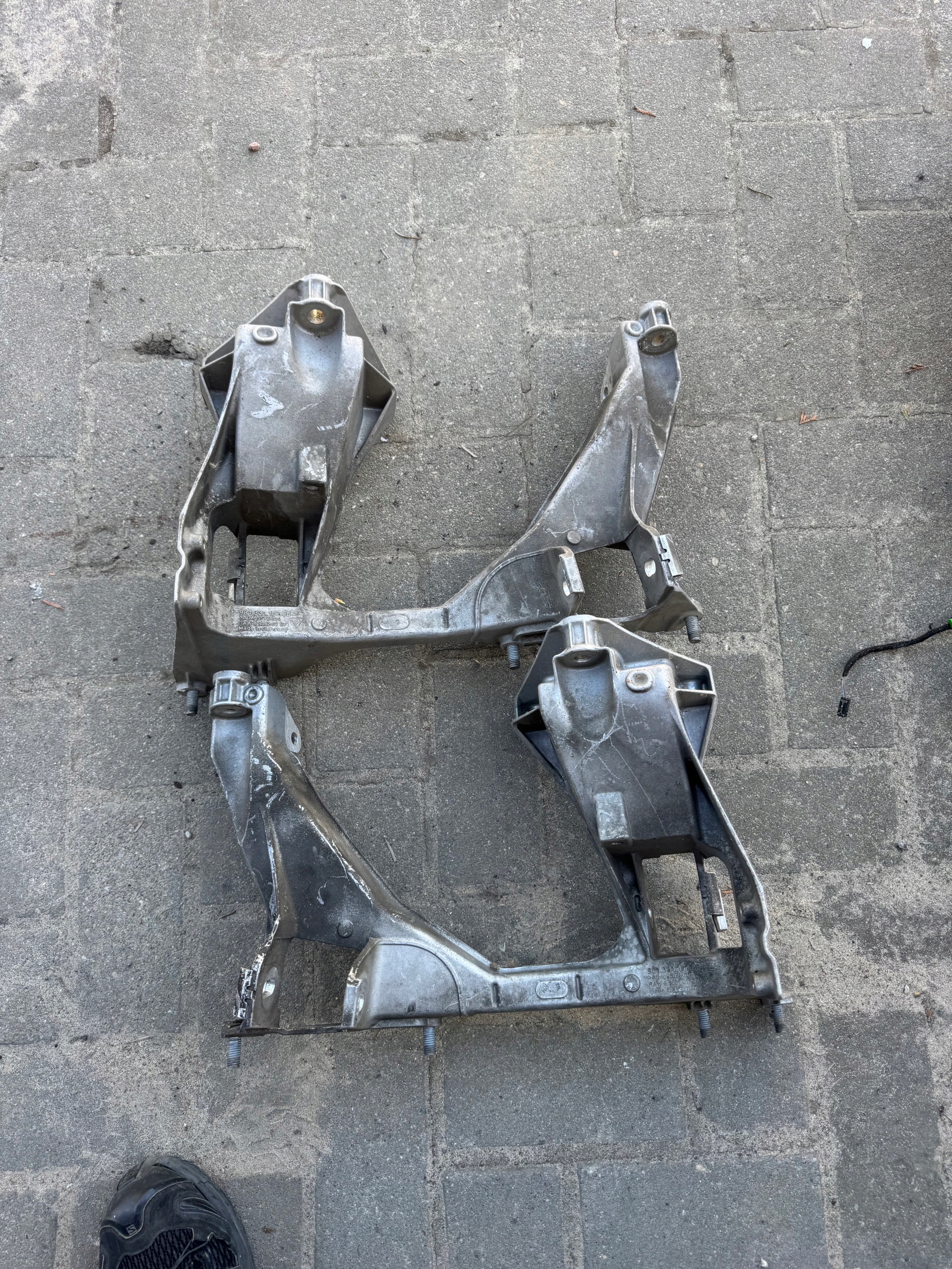 Support de chariot L+R Porsche 718 image 2