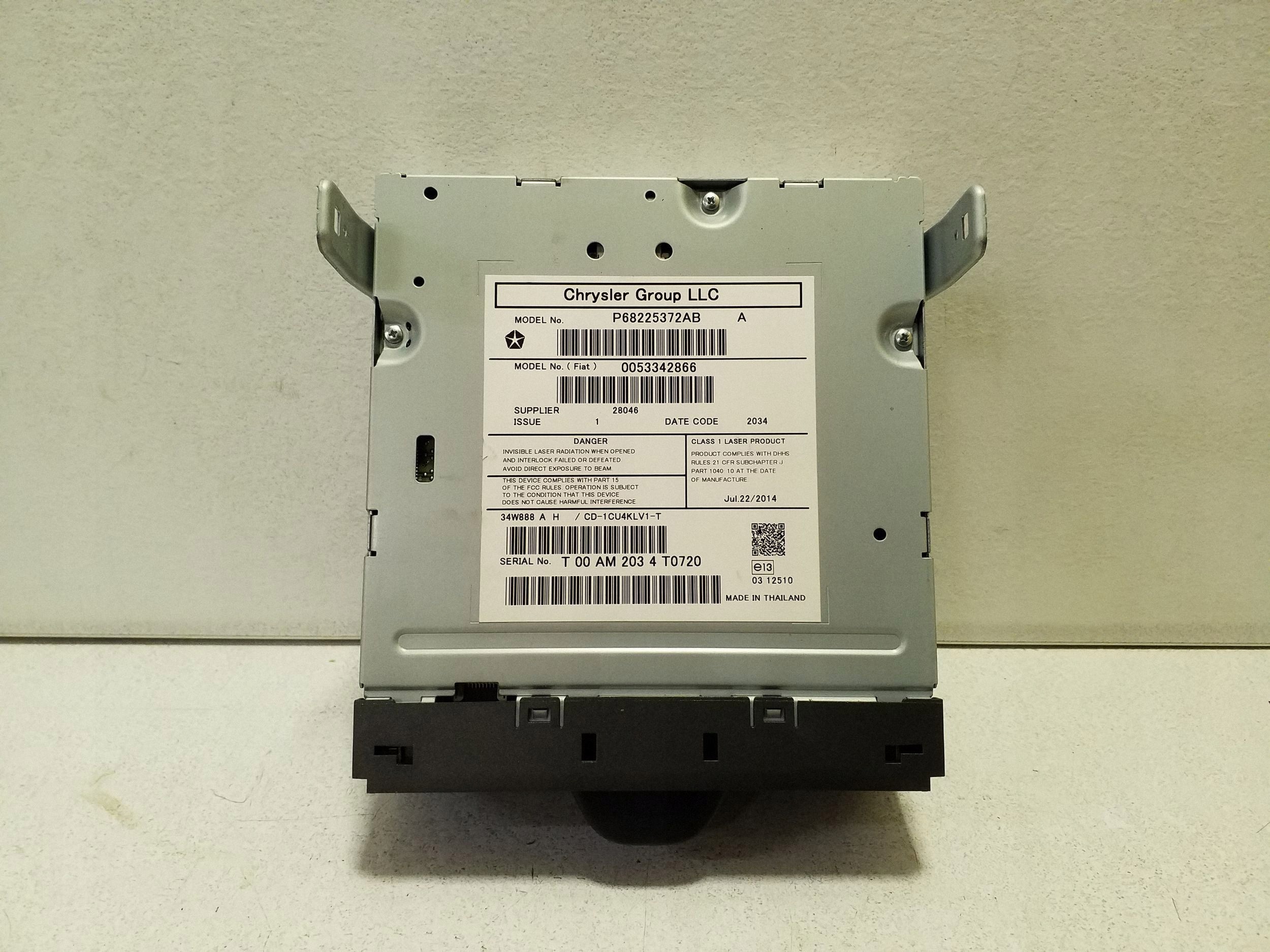 JEEP CHEROKEE KL changeur CD P68225372AB image 6