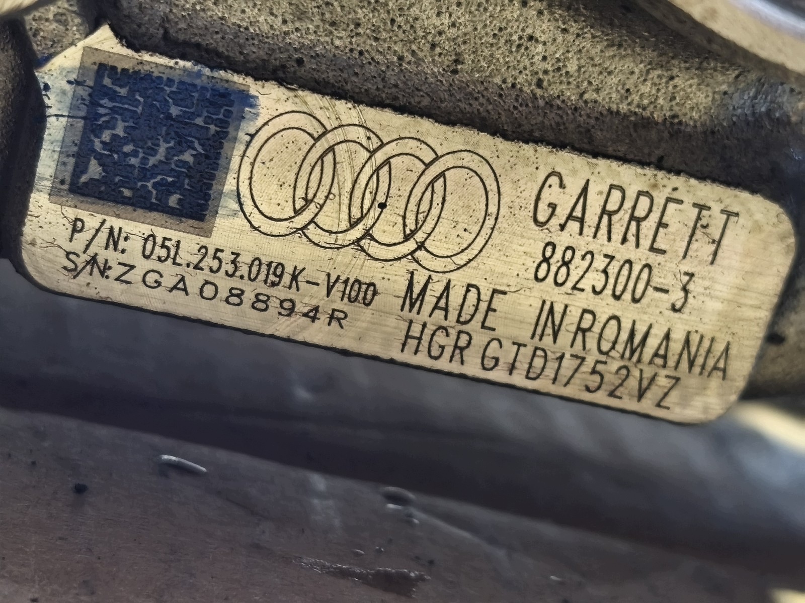 Turboahdin 05L253019K VW Audi 2.0TDI image 6