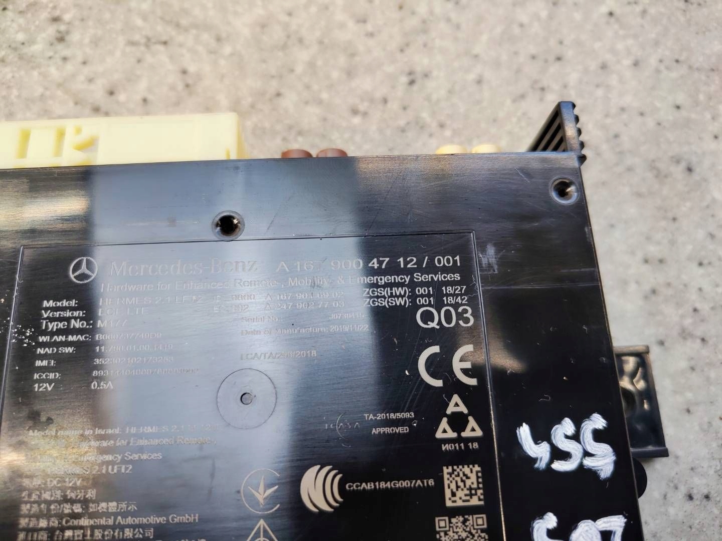 Modulo comunicazione Mercedes C W205 A1679004712