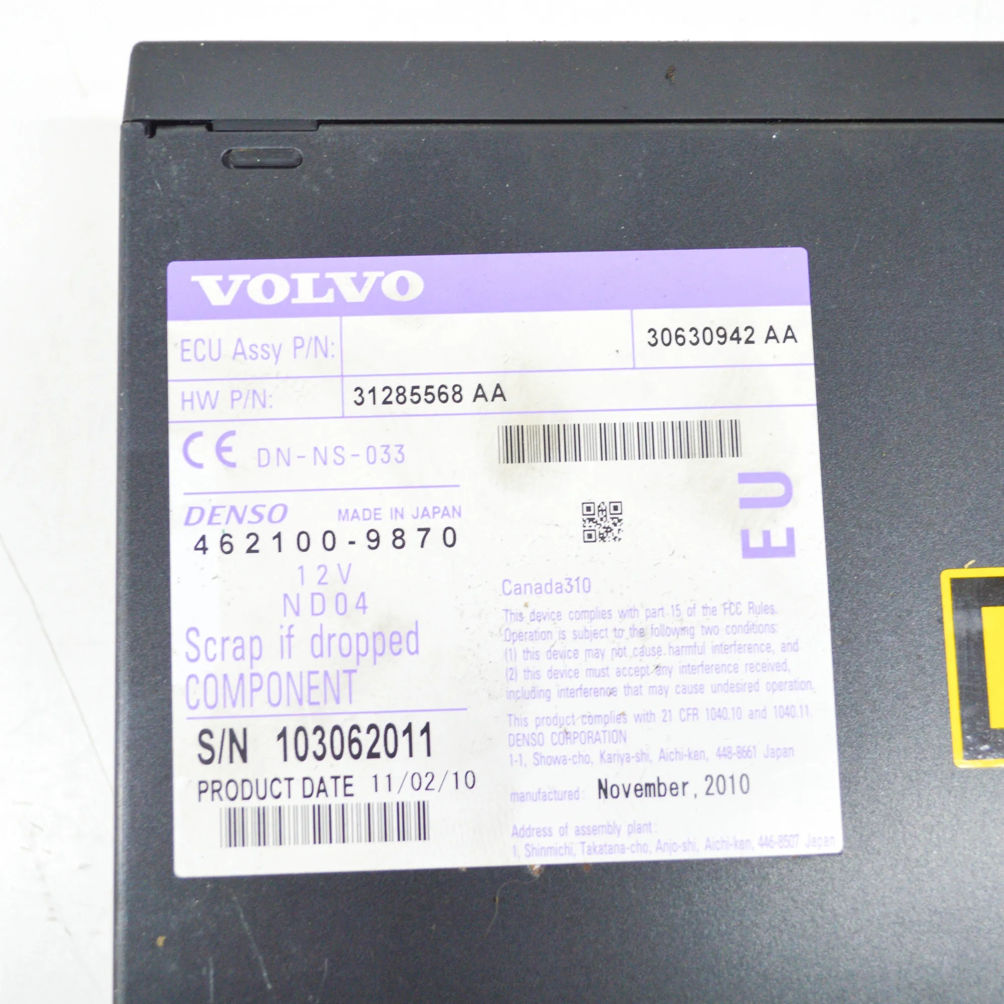 Gebrauchter CD-Wechsler OEM 31285568 für Volvo XC60 II image 6