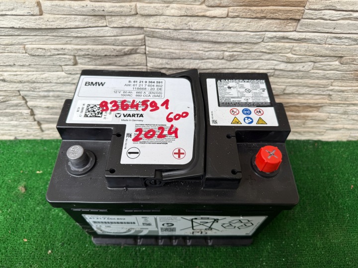 BMW Batterie 60AH 660A 9364591