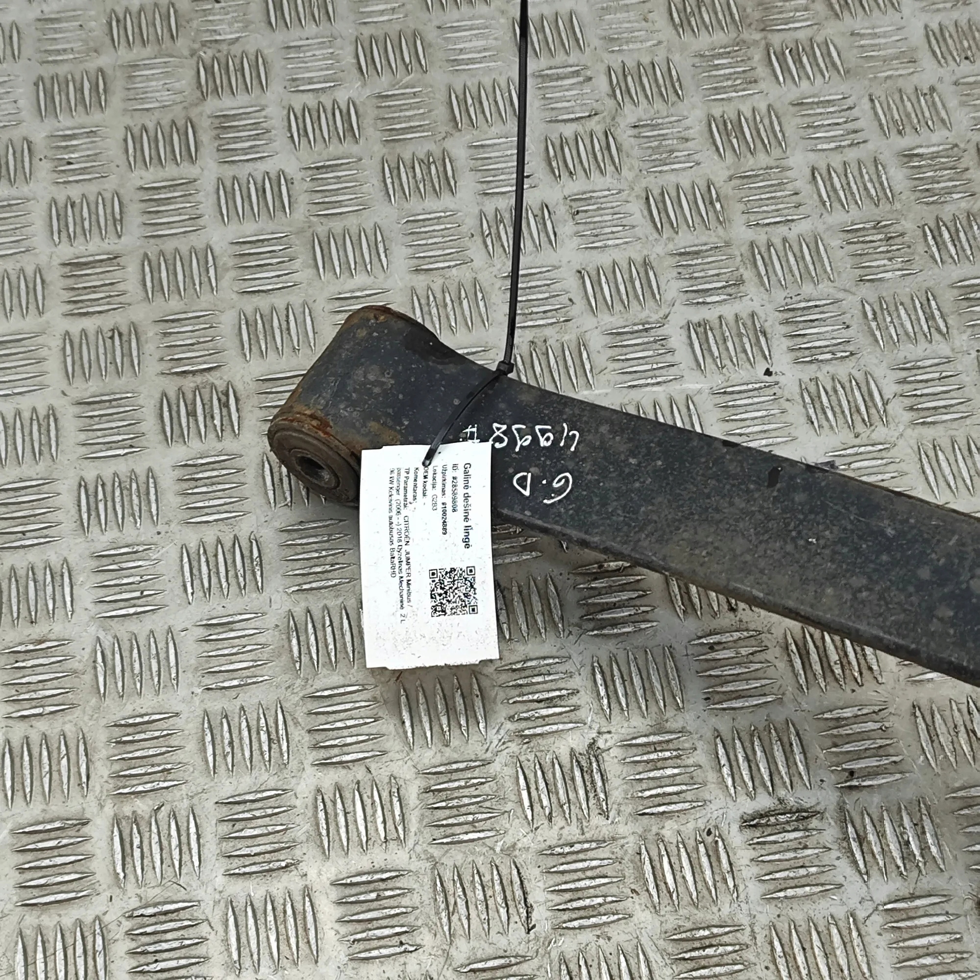 Achterveer Rechts Citroën Jumper 2.0L 2018 1673604980 image 3