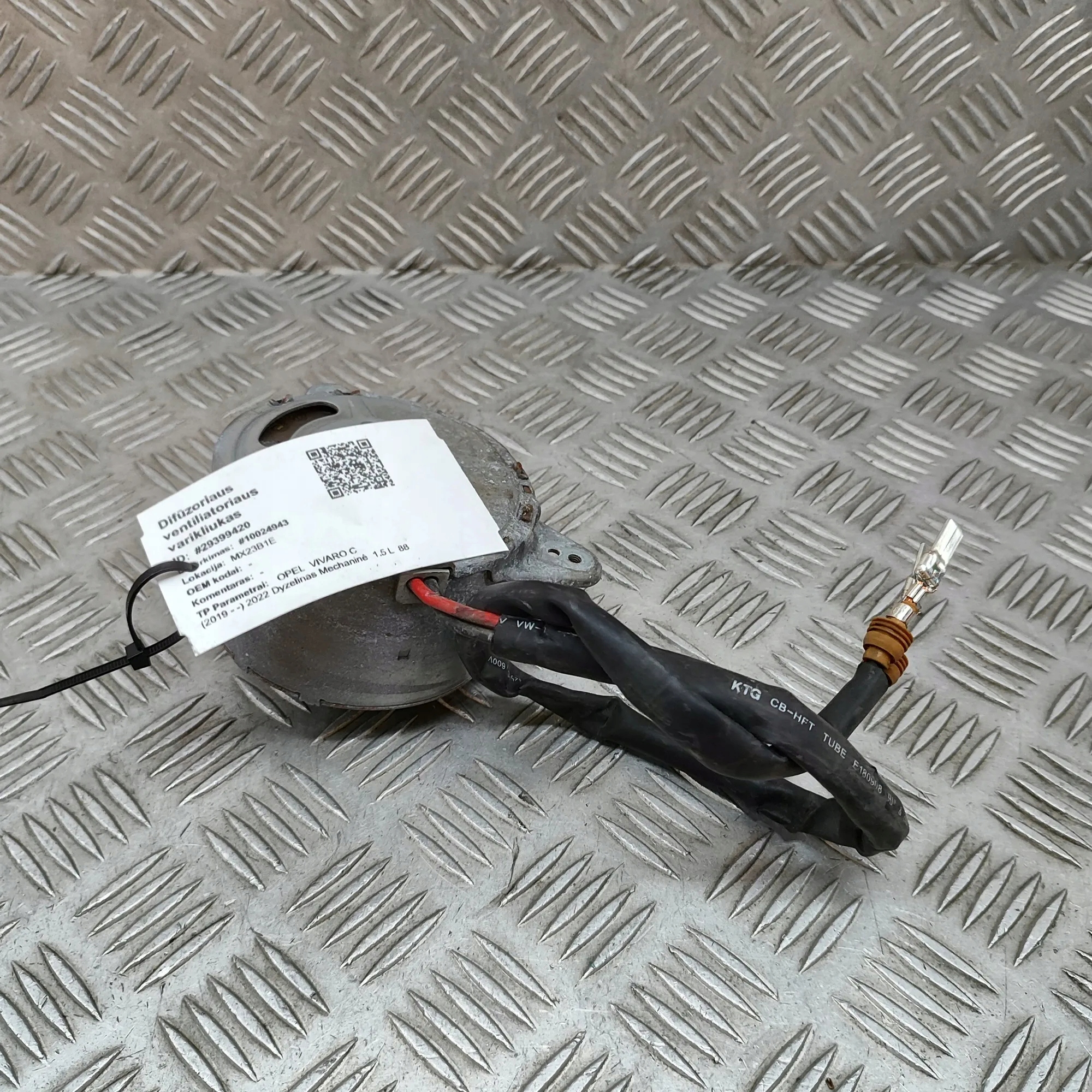 Ventilatormotor Opel Vivaro C 1.5L 88kw image 3