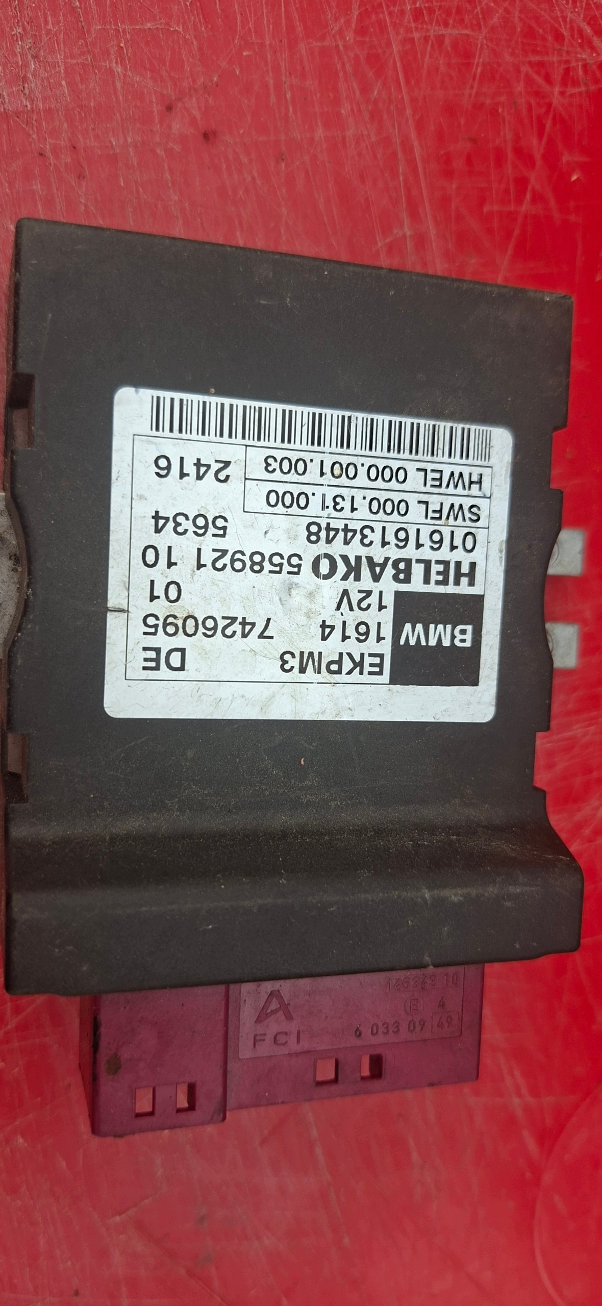 2016 BMW 5 Series F11 ECU 2000 Diesel OEM 7426095