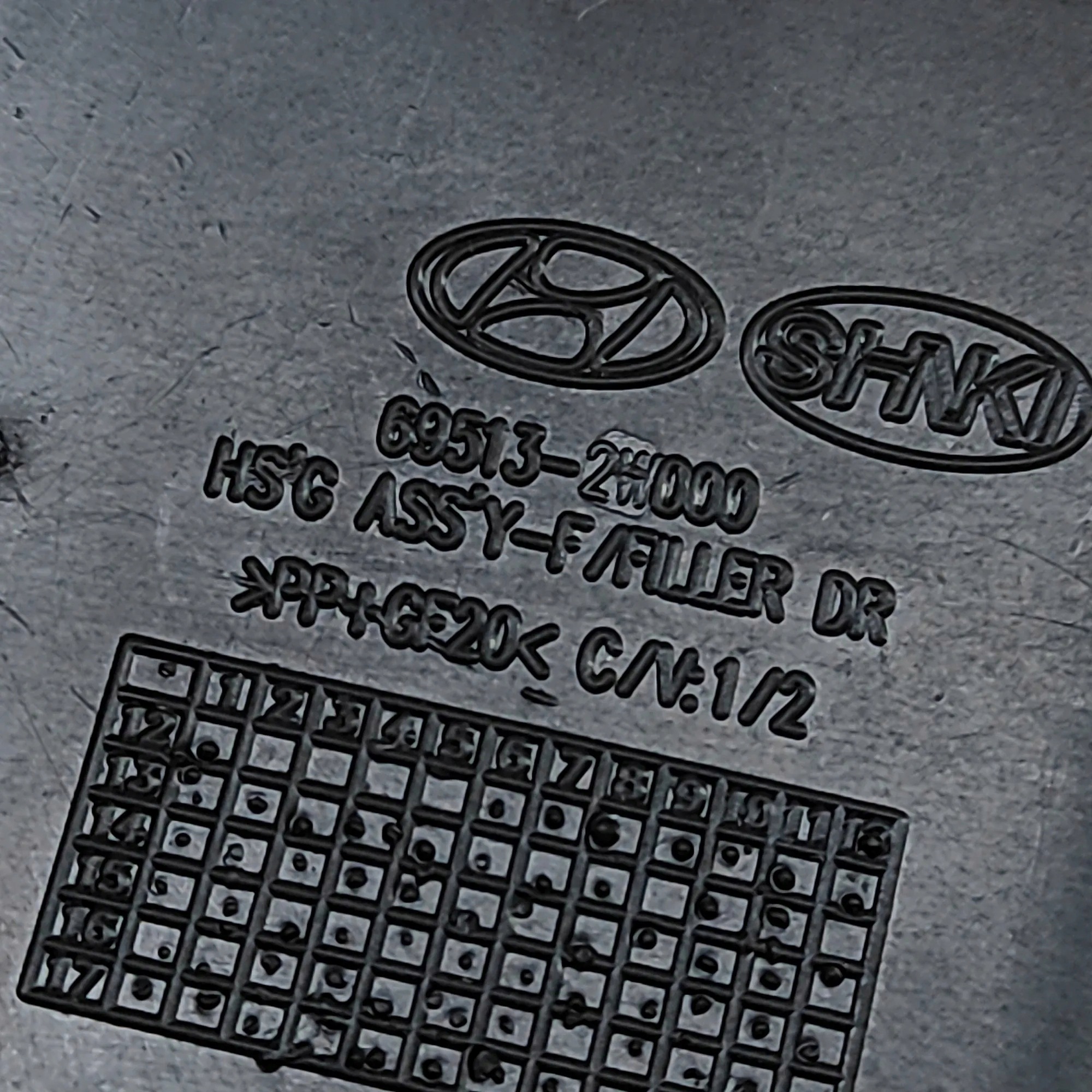 Bränsletanklock OEM 695132W000 för Hyundai Grand Santa Fe thumbnail 5
