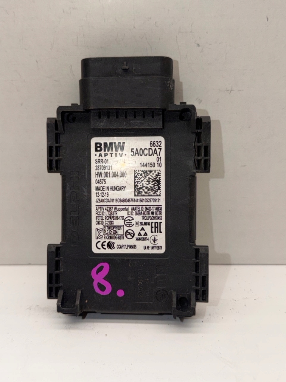 BMW G30 G16 G01 G02 G05 G06 G07 Short Range Radar Sensor 5A0CDA7 image 2