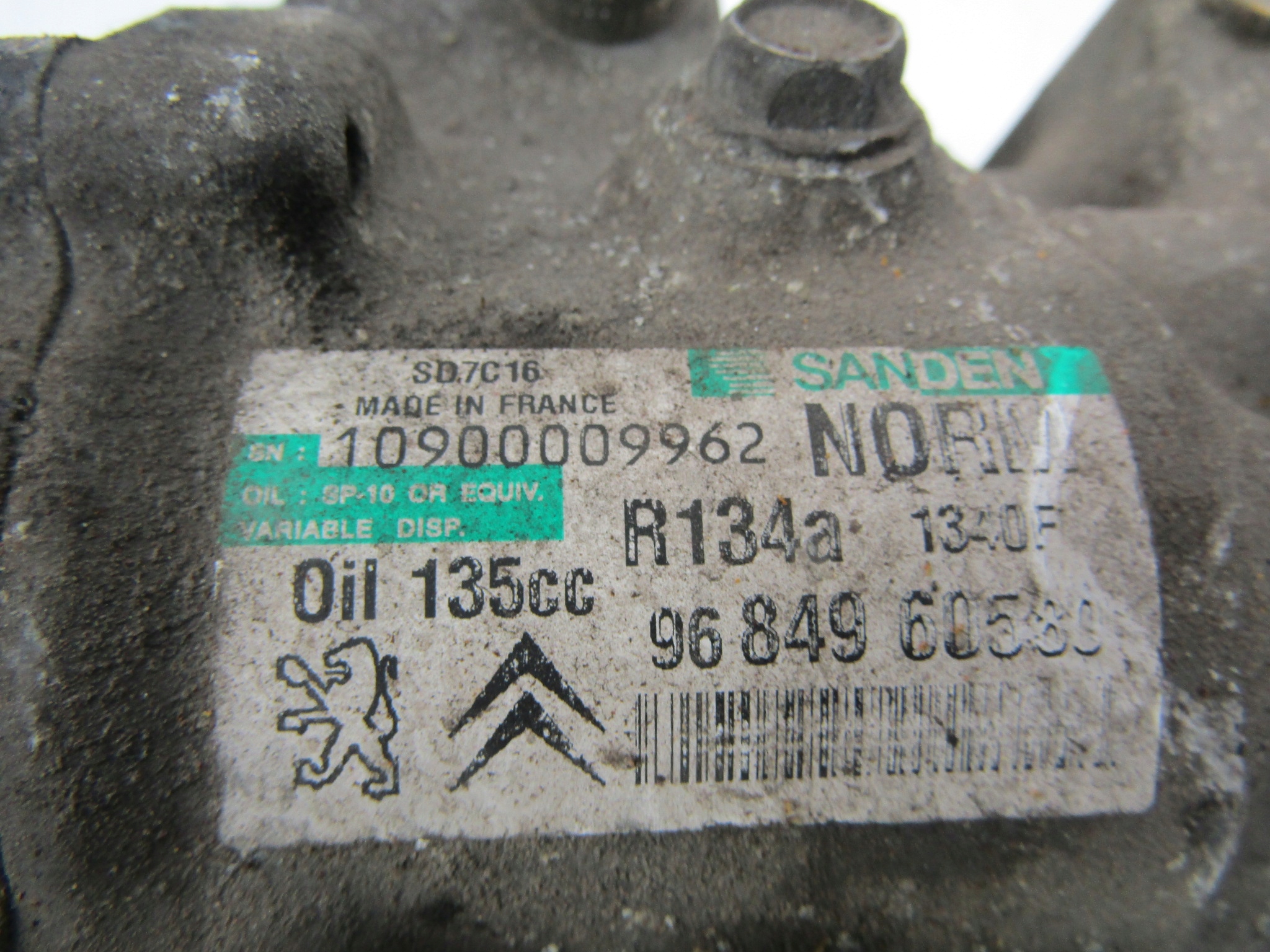 Airconditioningcompressor Citroen C4 Picasso I 2.0 HDI image 5