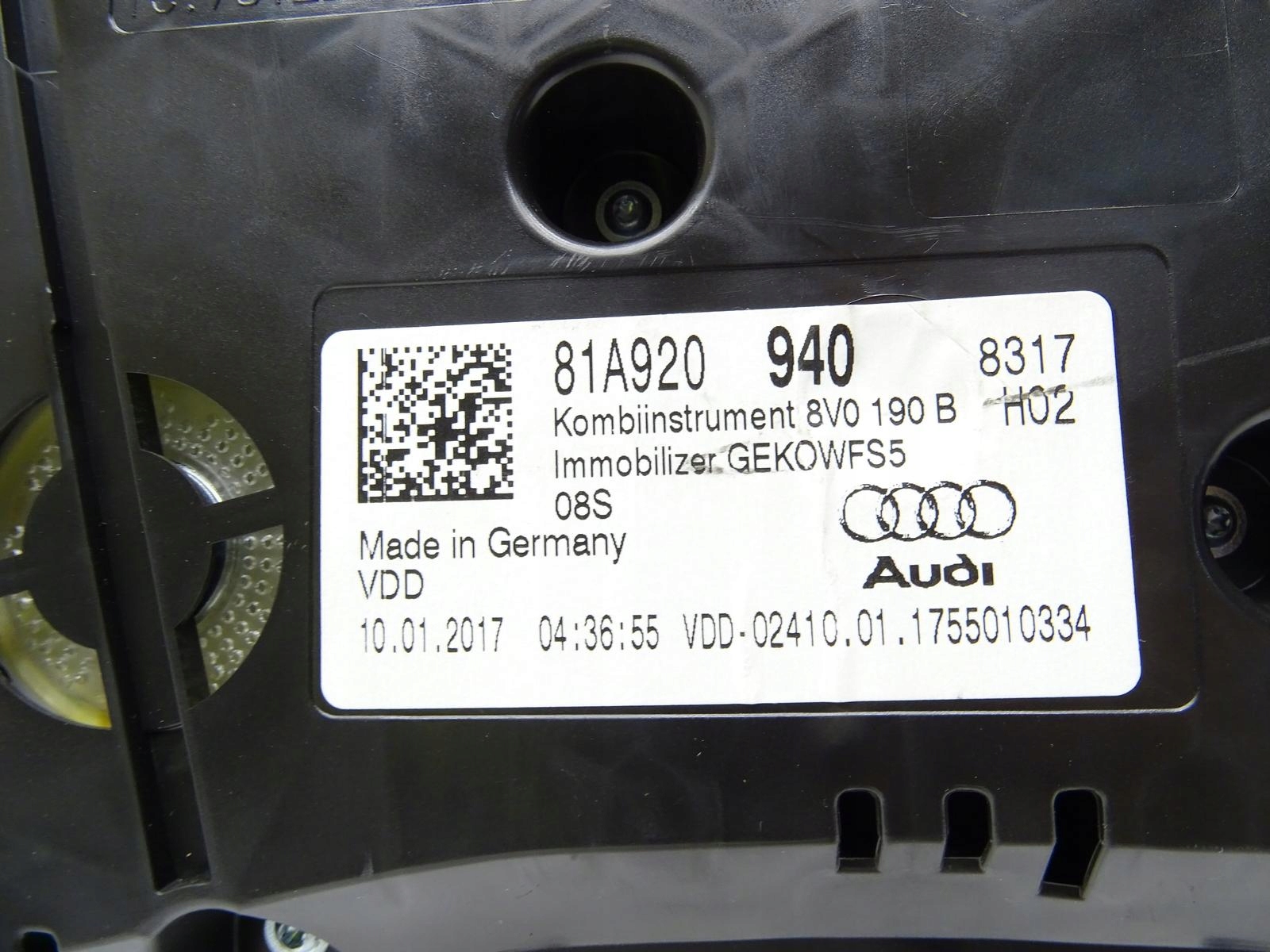 Kombiinstrument 81A920940 Audi Q2 1.4 TSI image 5