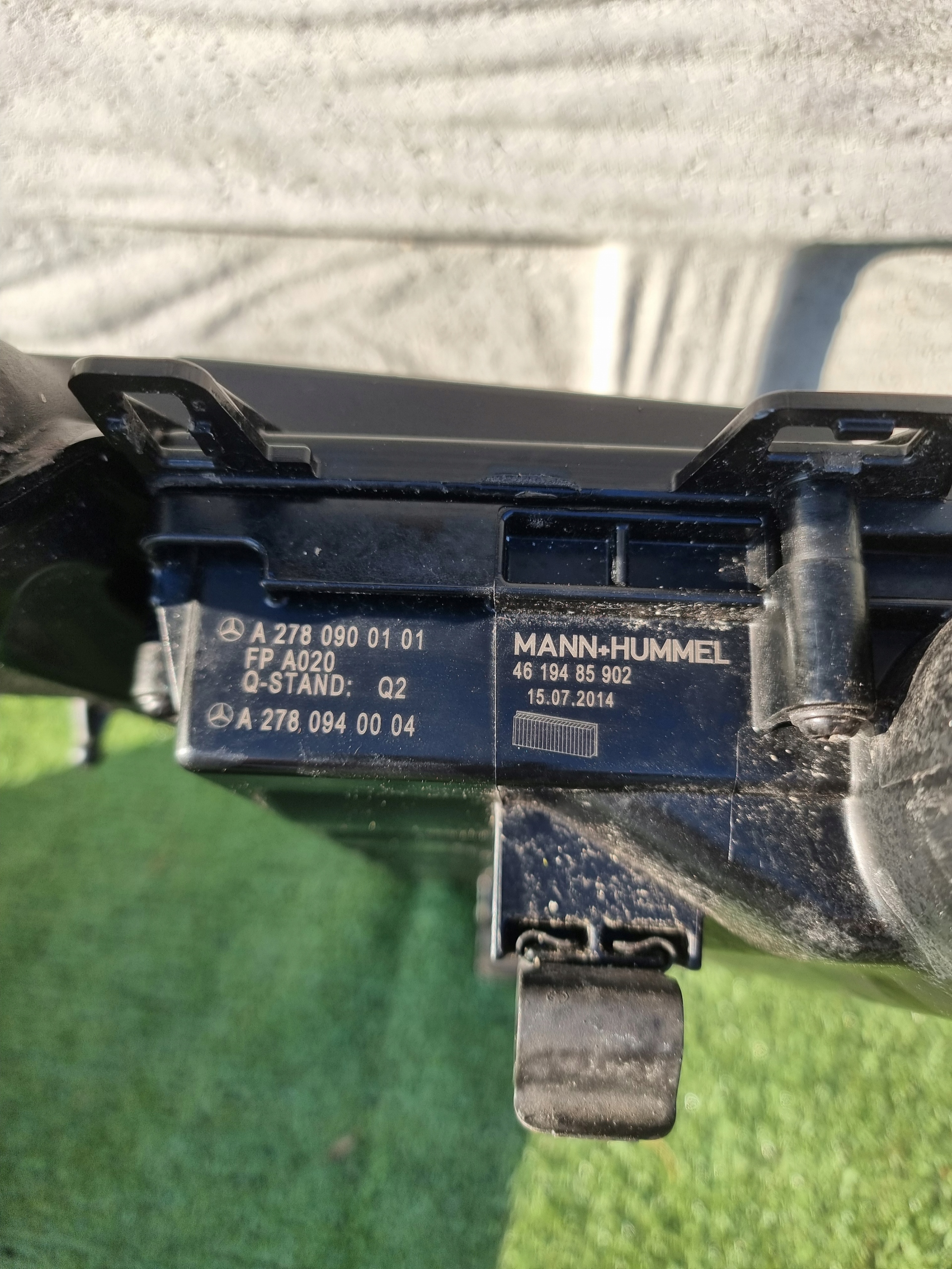 MERCEDES W217 W222 Boîtier filtre à air L+P A2780900101 A2780900201 image 5