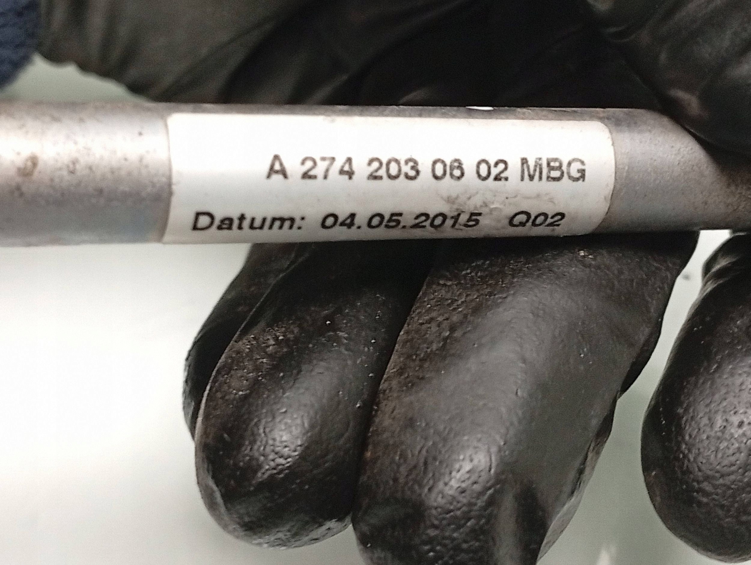 Mercedes Turborör OEM A2742030602 Begagnad image 4