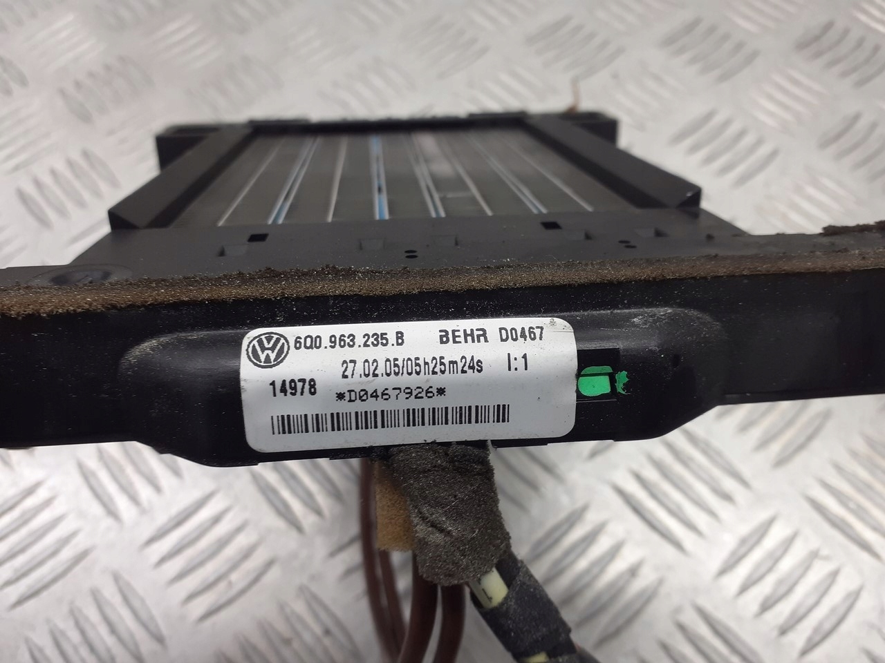 Chauffage électrique Volkswagen Polo 6Q0963235B image 3