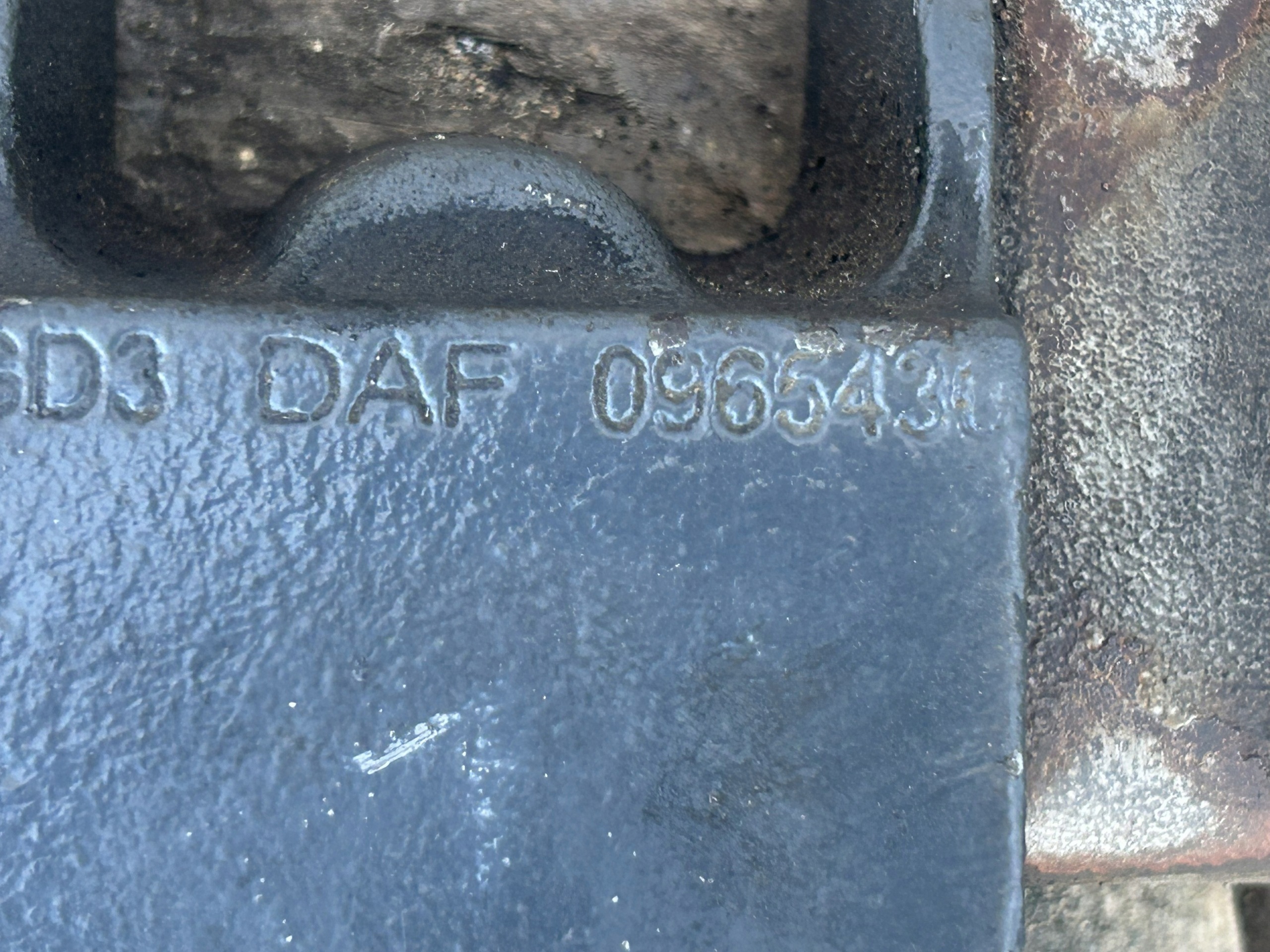DAF OE 0965430 Spring Bracket Plate for XF 106 Euro 6