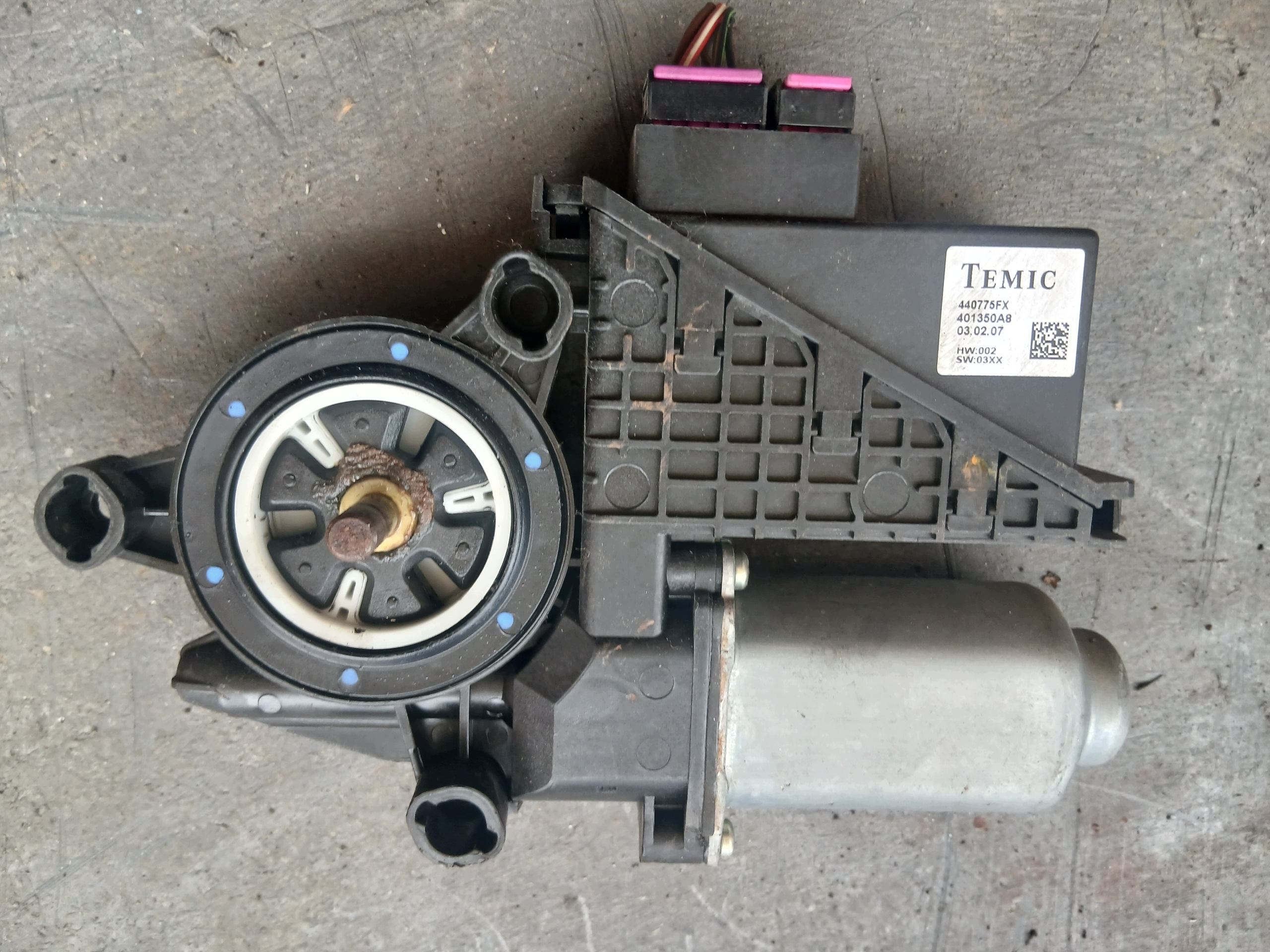 Vasen etuikkunan moottori Skoda Fabia Mk1 (6Y) OEM 6Y1959801