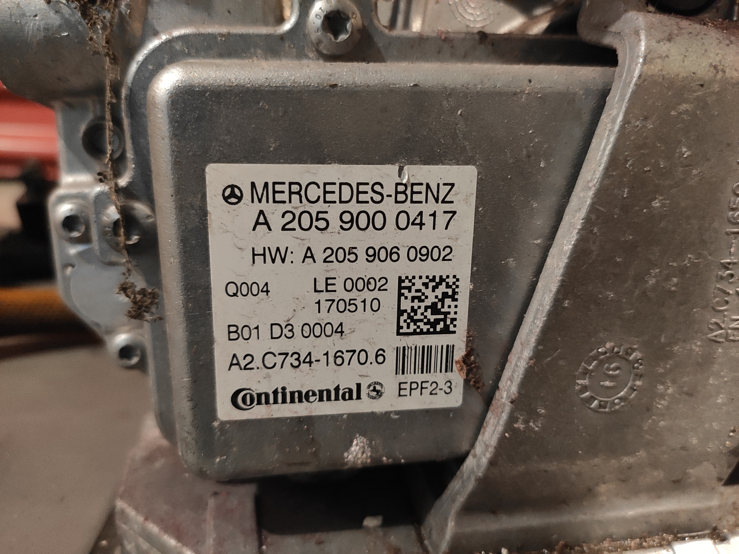Mercedes-Benz C W205 Spannungswandler OEM A2059000417 image 10